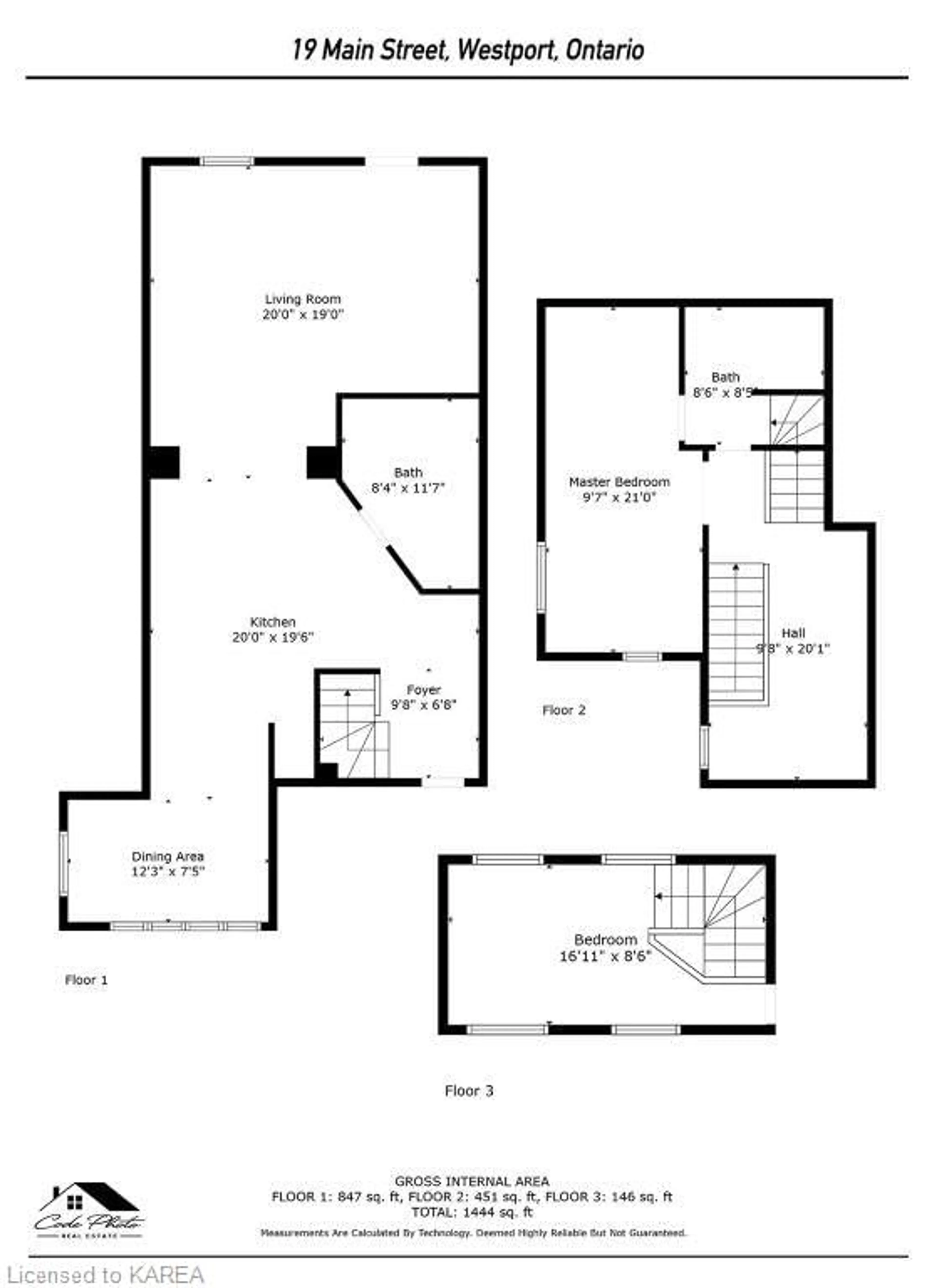 Floor plan for 19 Main St #6, Westport Ontario K0G 1X0