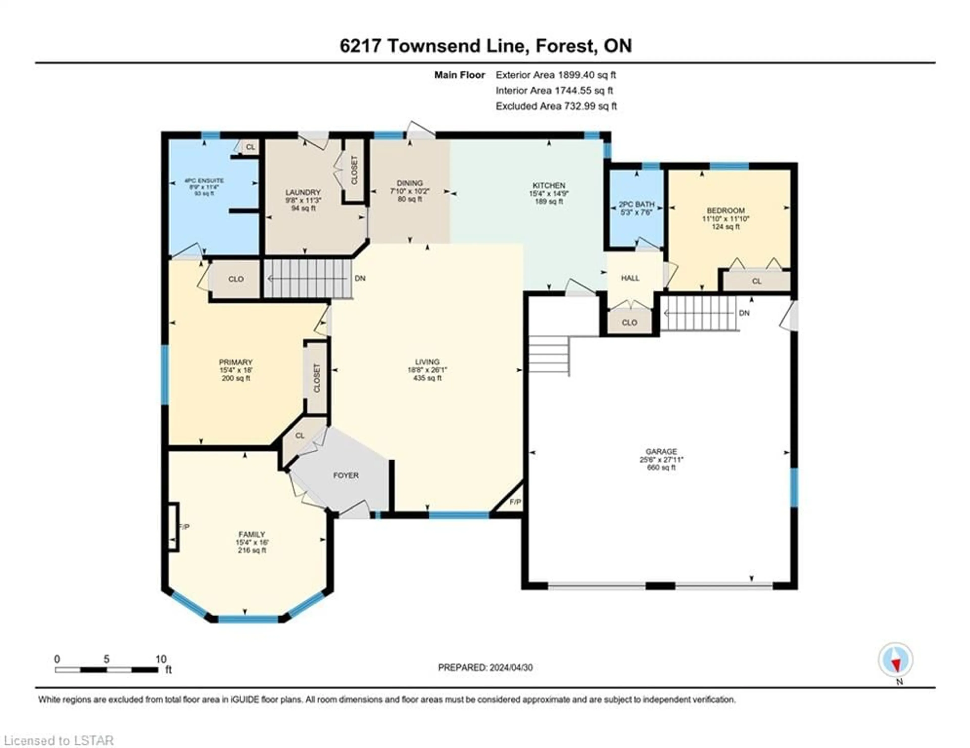 Floor plan for 6217 Townsend Line, Forest Ontario N0N 1J0