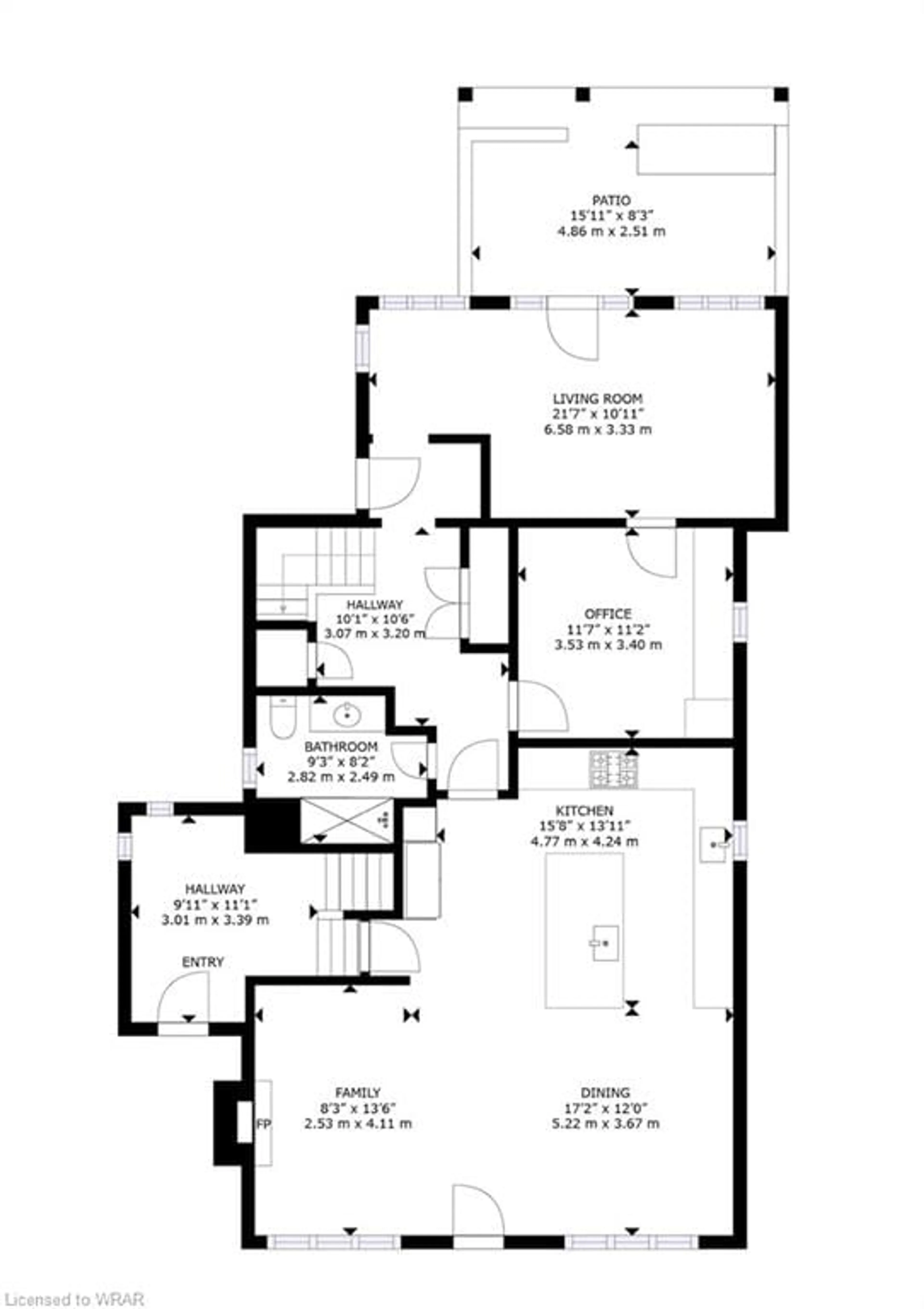 Floor plan for 71 Bayview Dr, St. Catharines Ontario L2N 4Y7