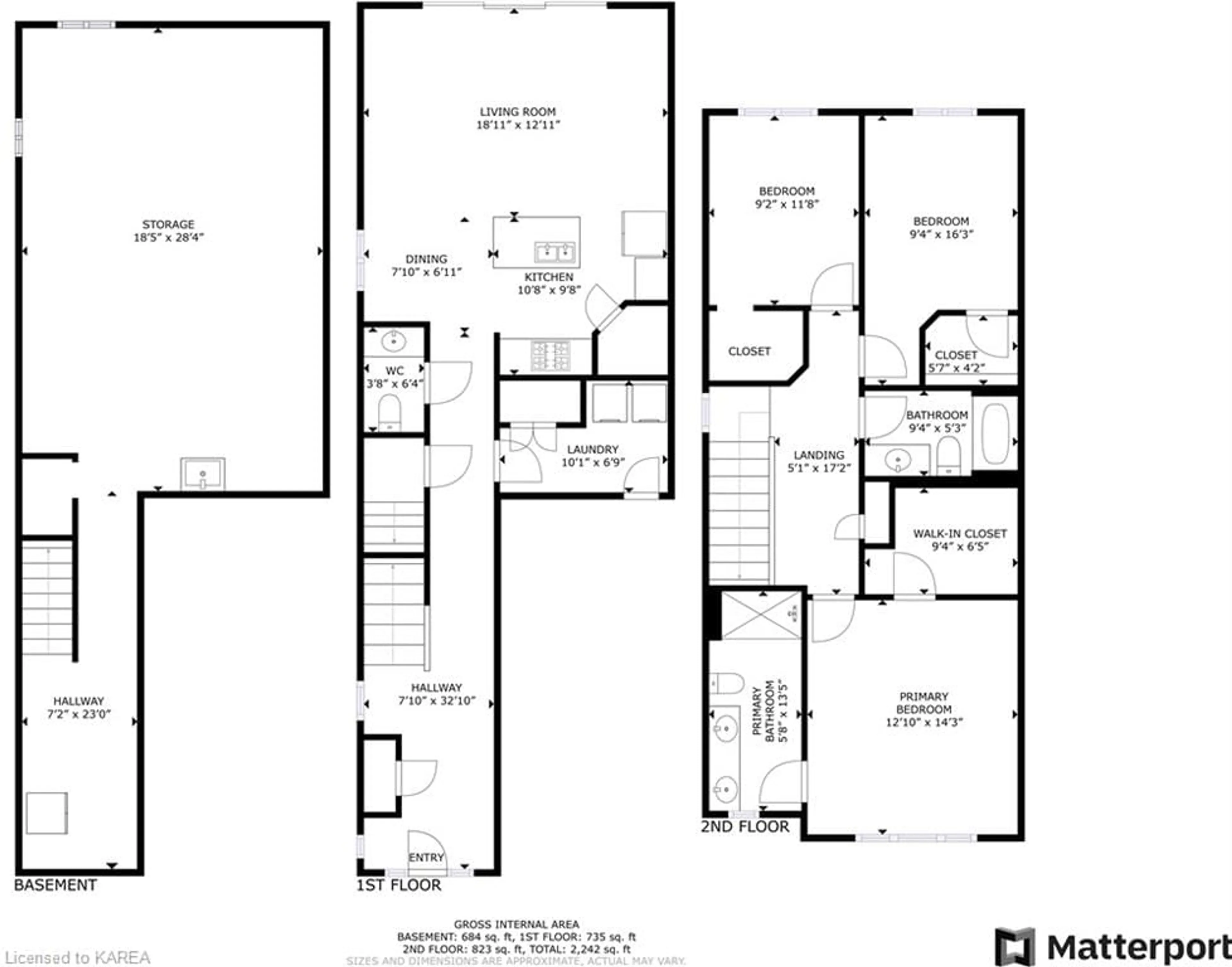 Floor plan for 352 Ginger St, Napanee Ontario K7R 3X9