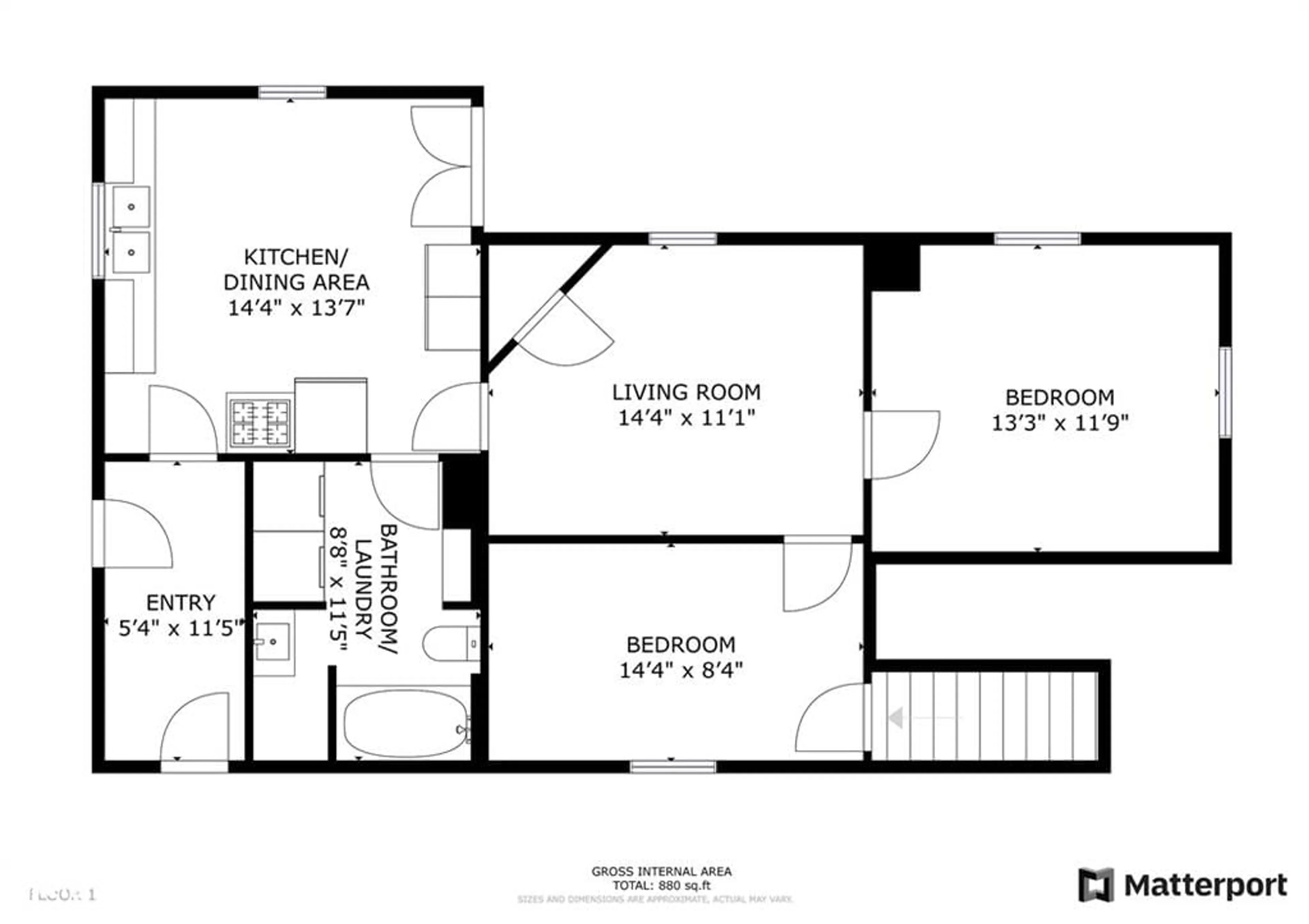 Floor plan for 381 Gloucester St, Midland Ontario L4R 1J2