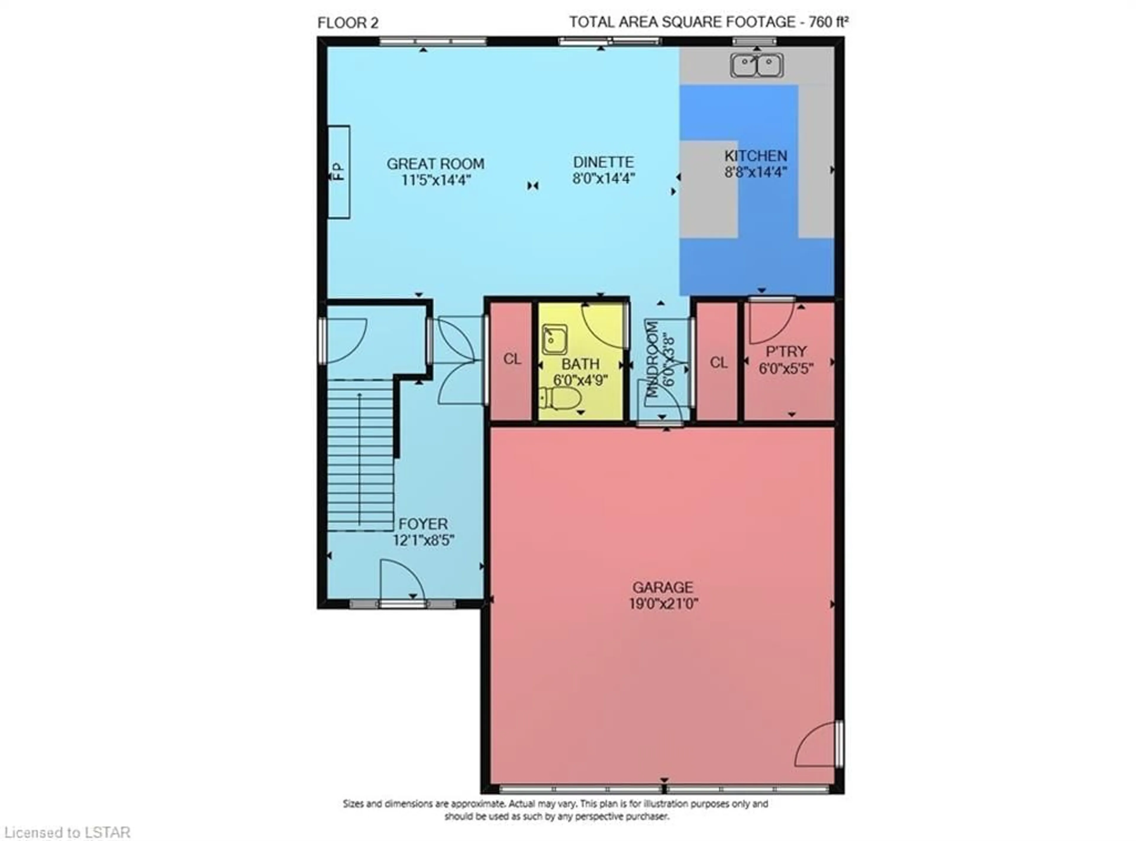 Floor plan for 811 Darnley Blvd, London Ontario N6M 1C1