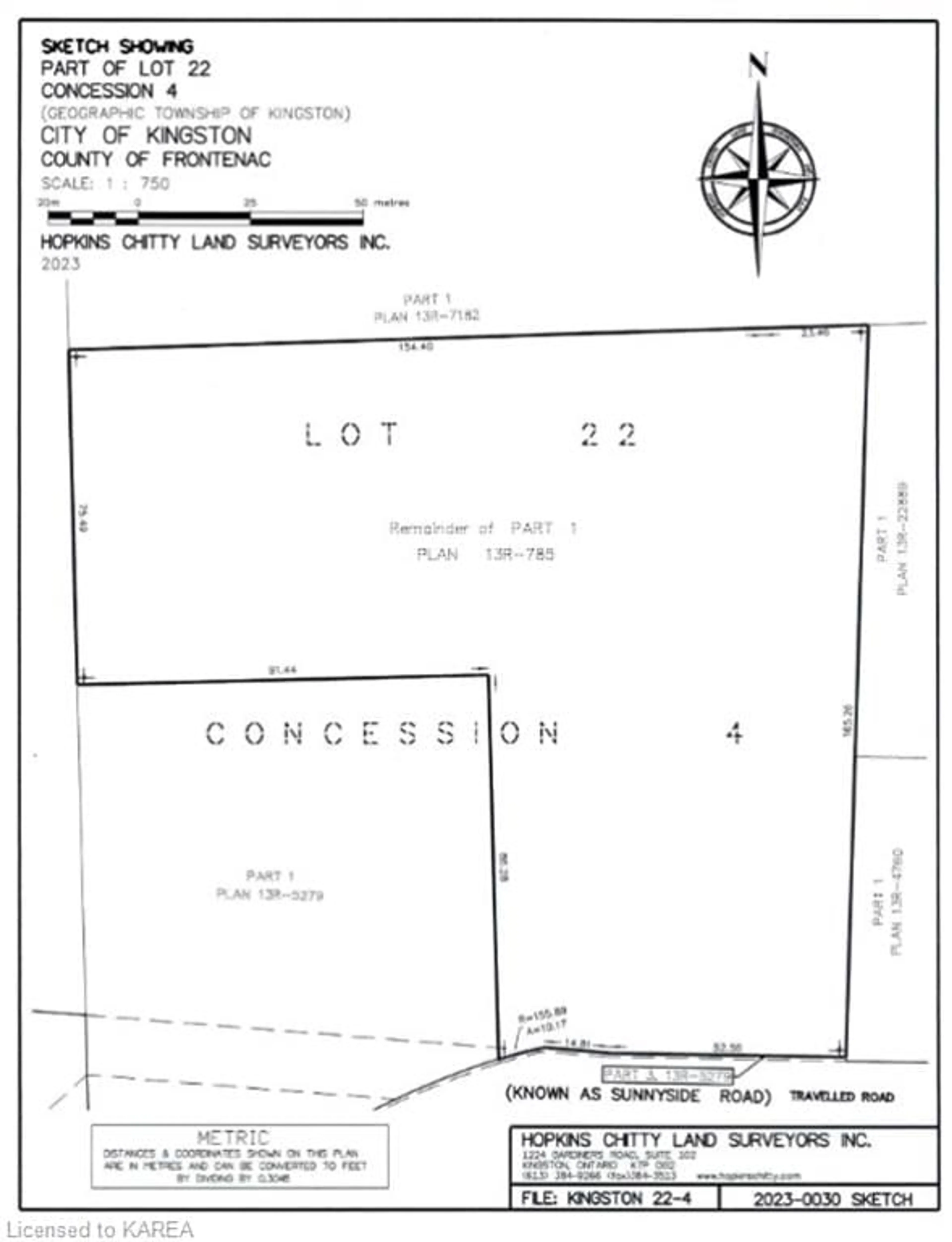 Floor plan for 1685 Sunnyside Rd, Kingston Ontario K7L 4V4