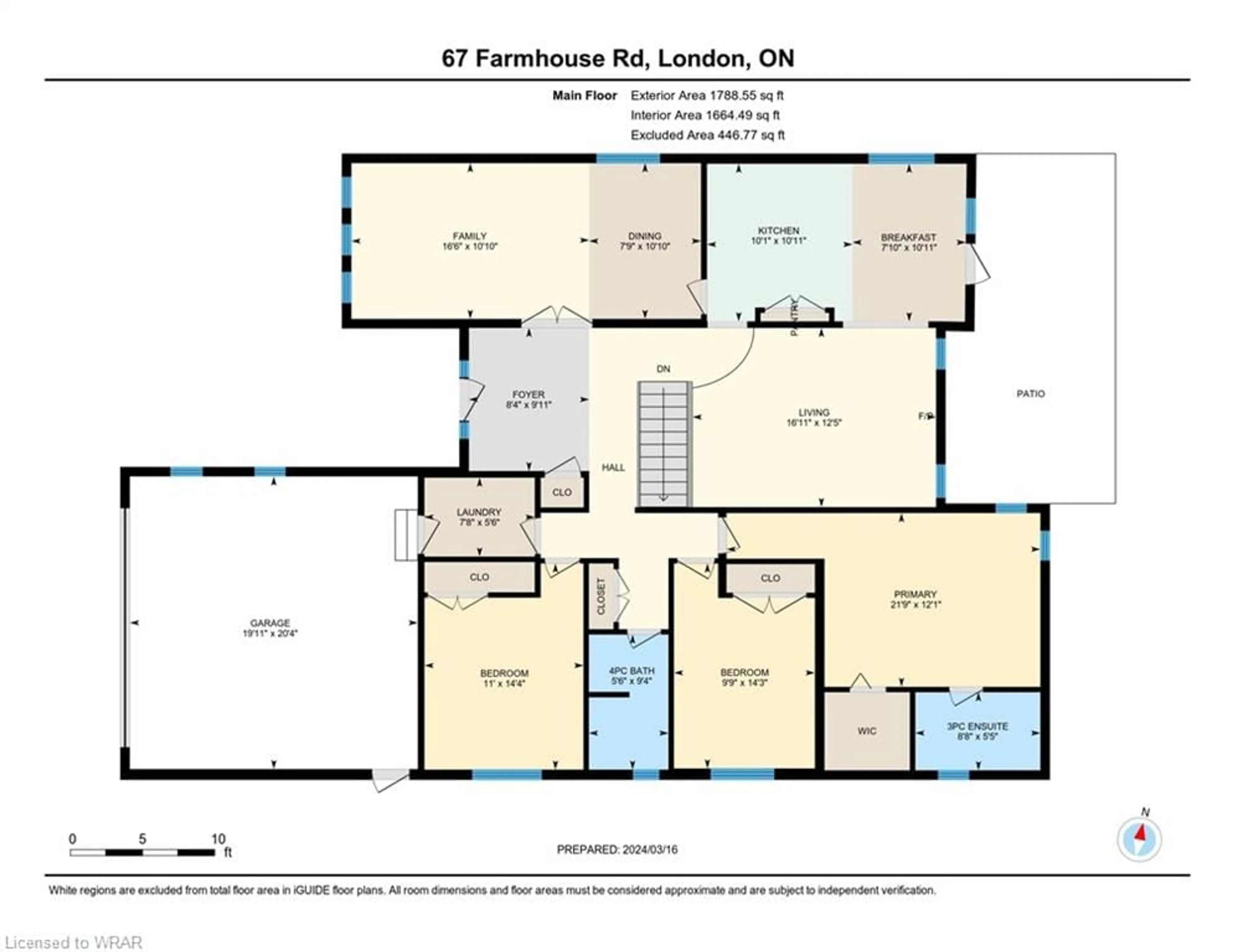 Floor plan for 67 Farmhouse Rd, London Ontario N5Y 5M4