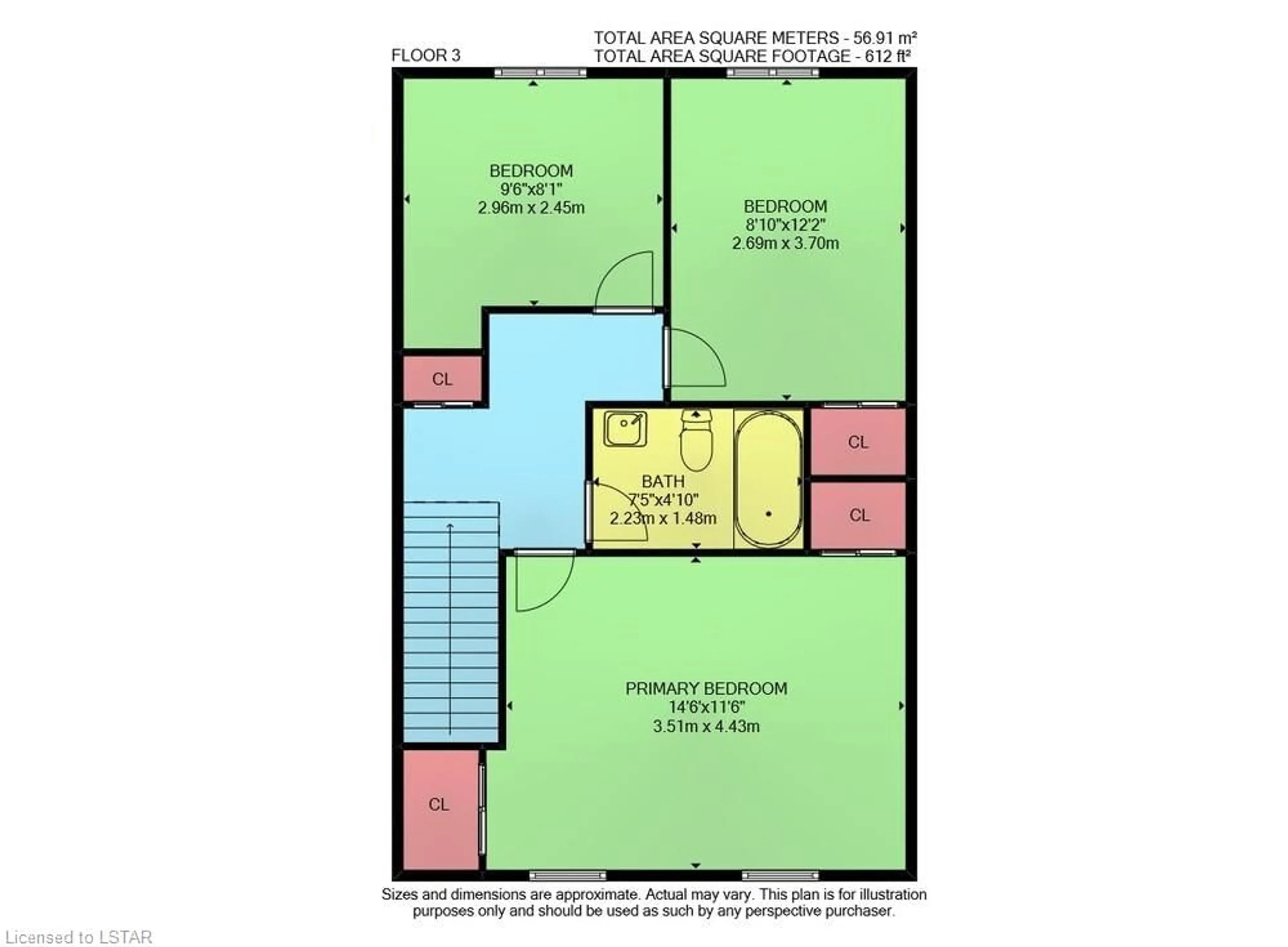 Floor plan for 1330 Jalna Blvd #220, London Ontario N6E 2H7