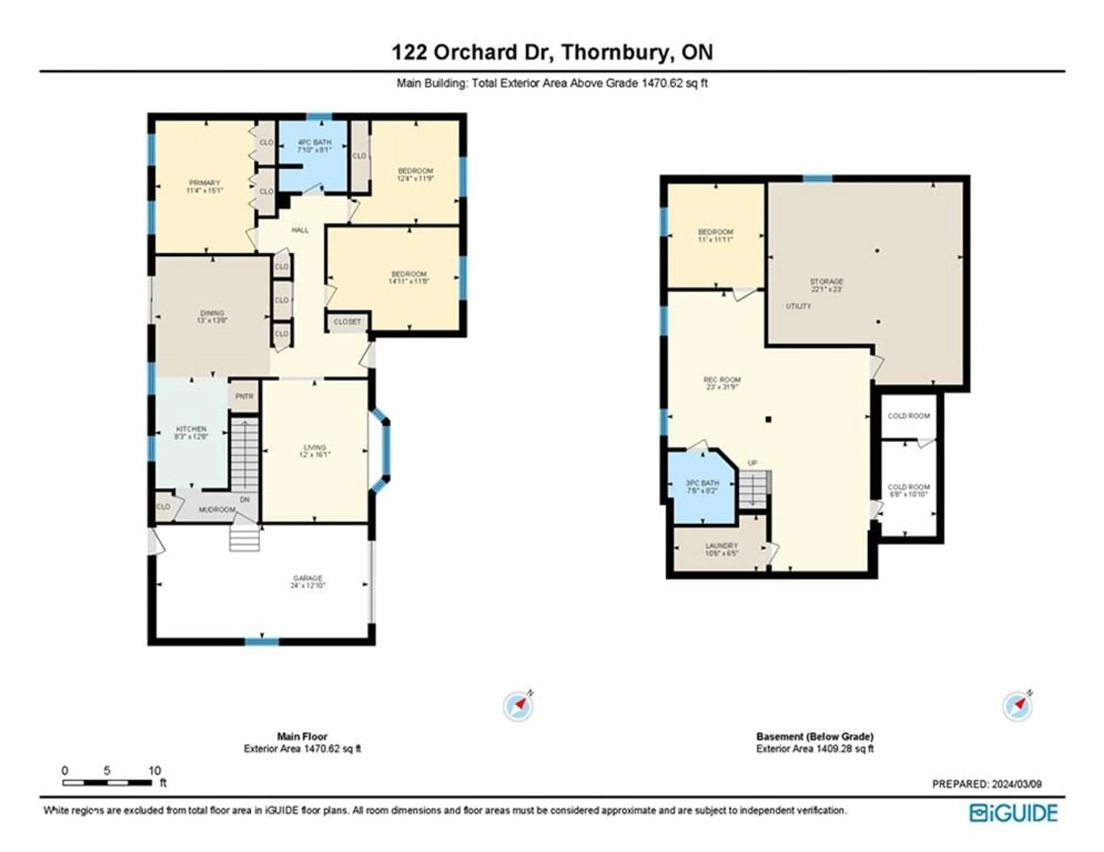 Floor plan for 122 Orchard Dr, Thornbury Ontario N0H 2P0