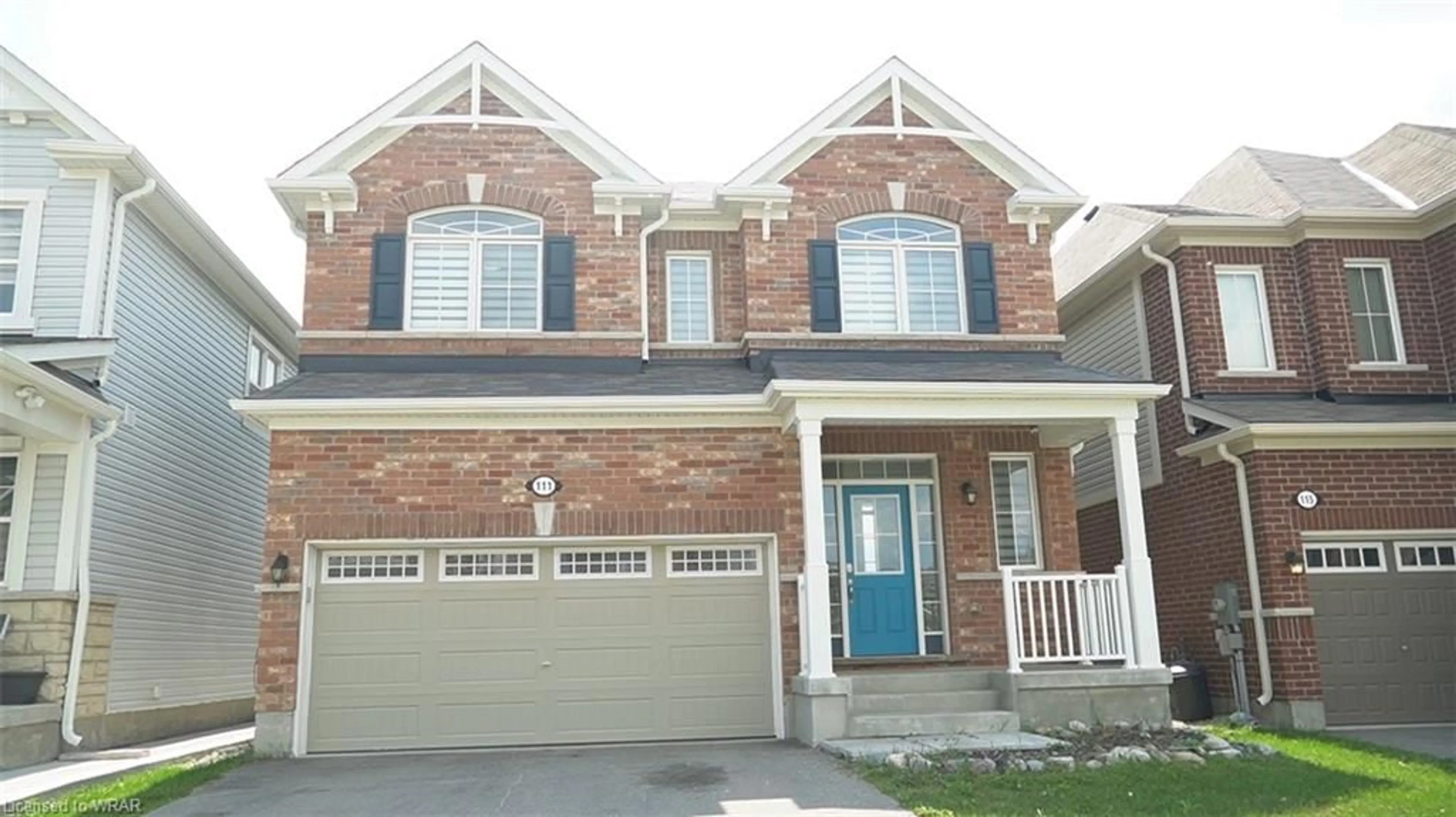 Home with brick exterior material for 111 Wannamaker Cres, Cambridge Ontario N3E 0C6
