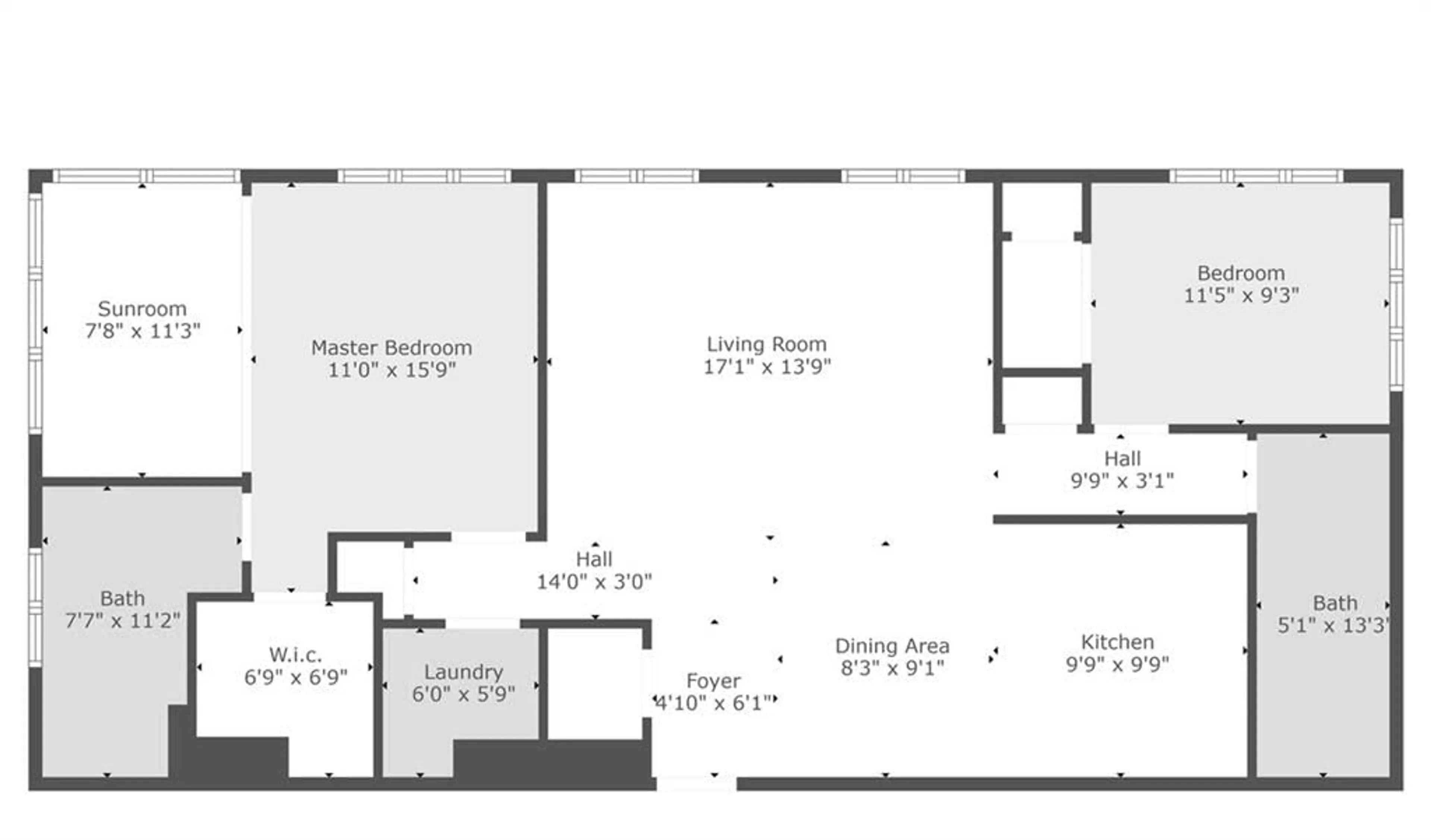 Floor plan for 500 Mapleview Dr #300, Barrie Ontario L4N 6C3