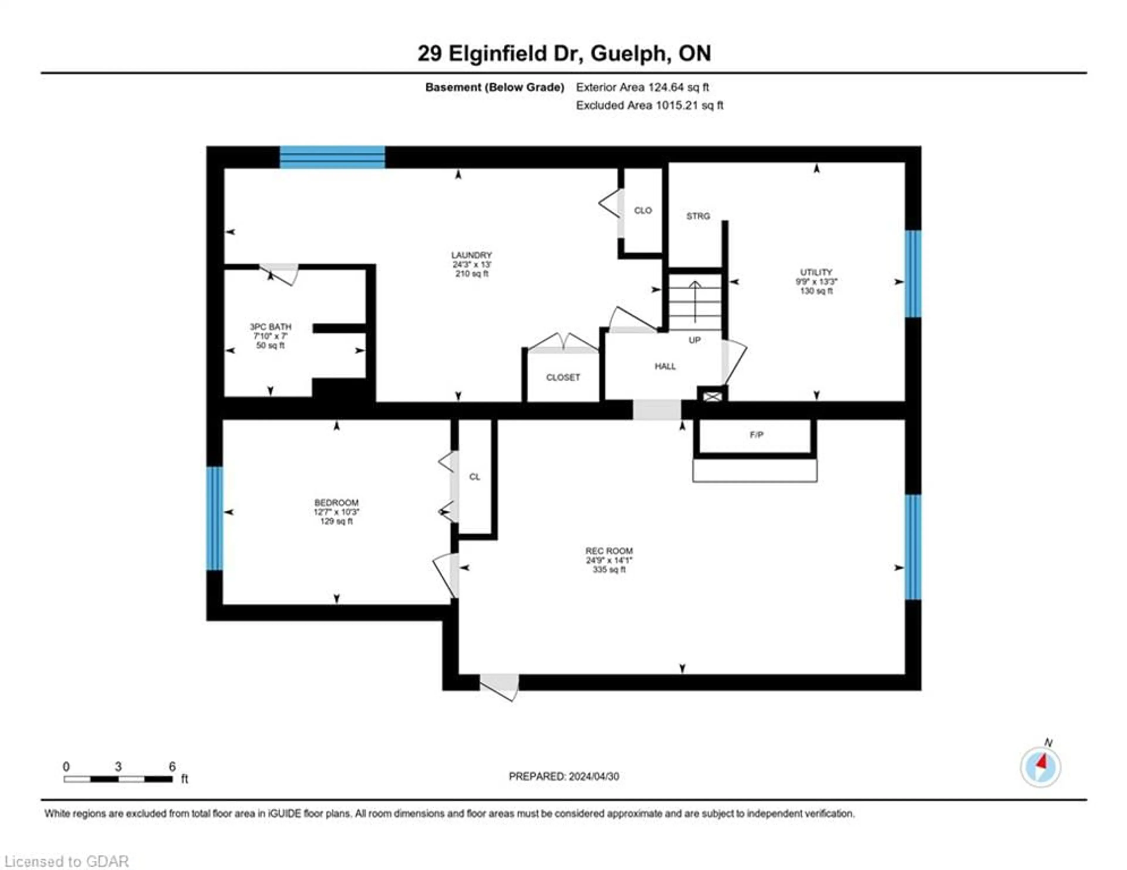 Floor plan for 29 Elginfield Dr, Guelph Ontario N1E 4E5