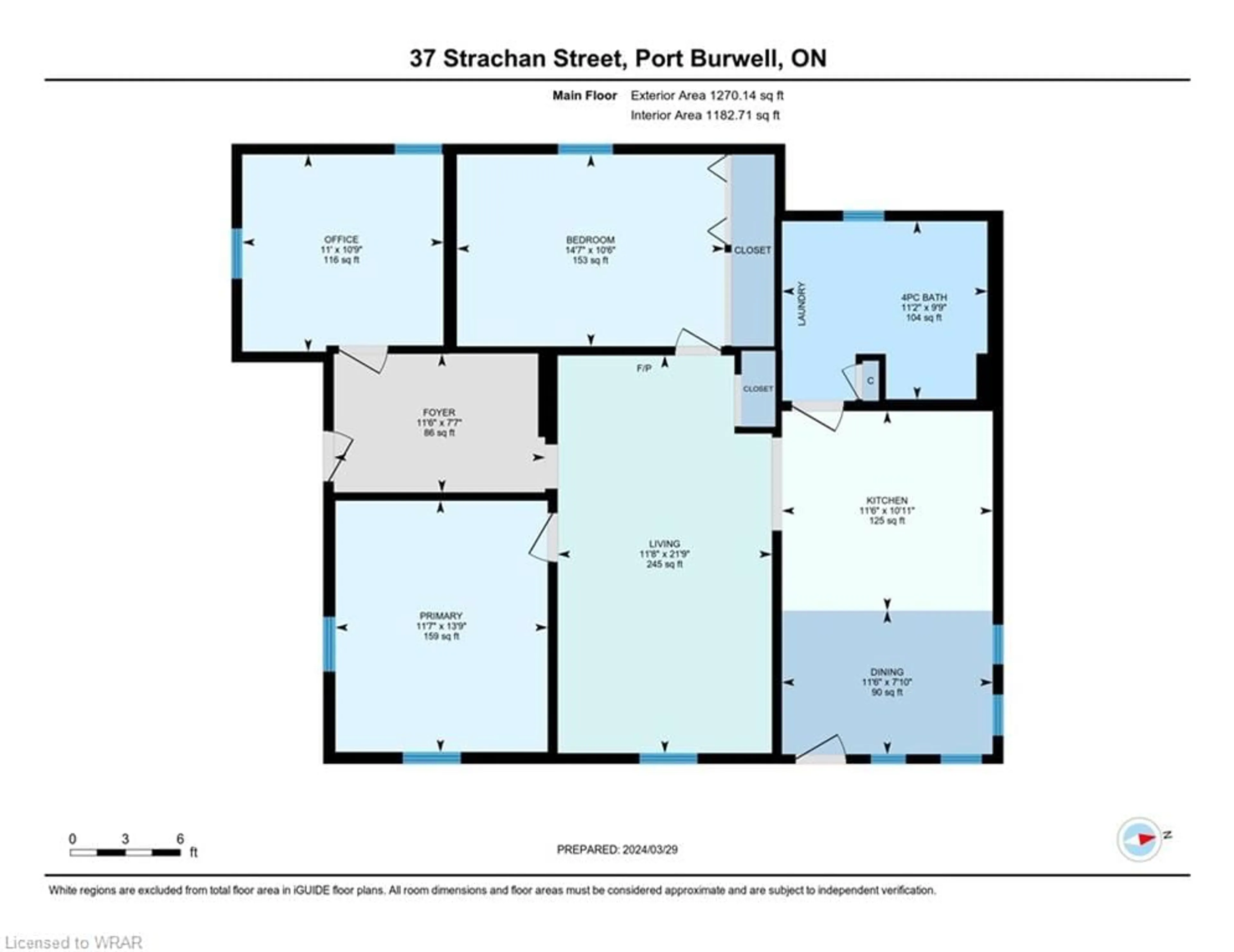 Floor plan for 37 Strachan St, Port Burwell Ontario N0J 1T0
