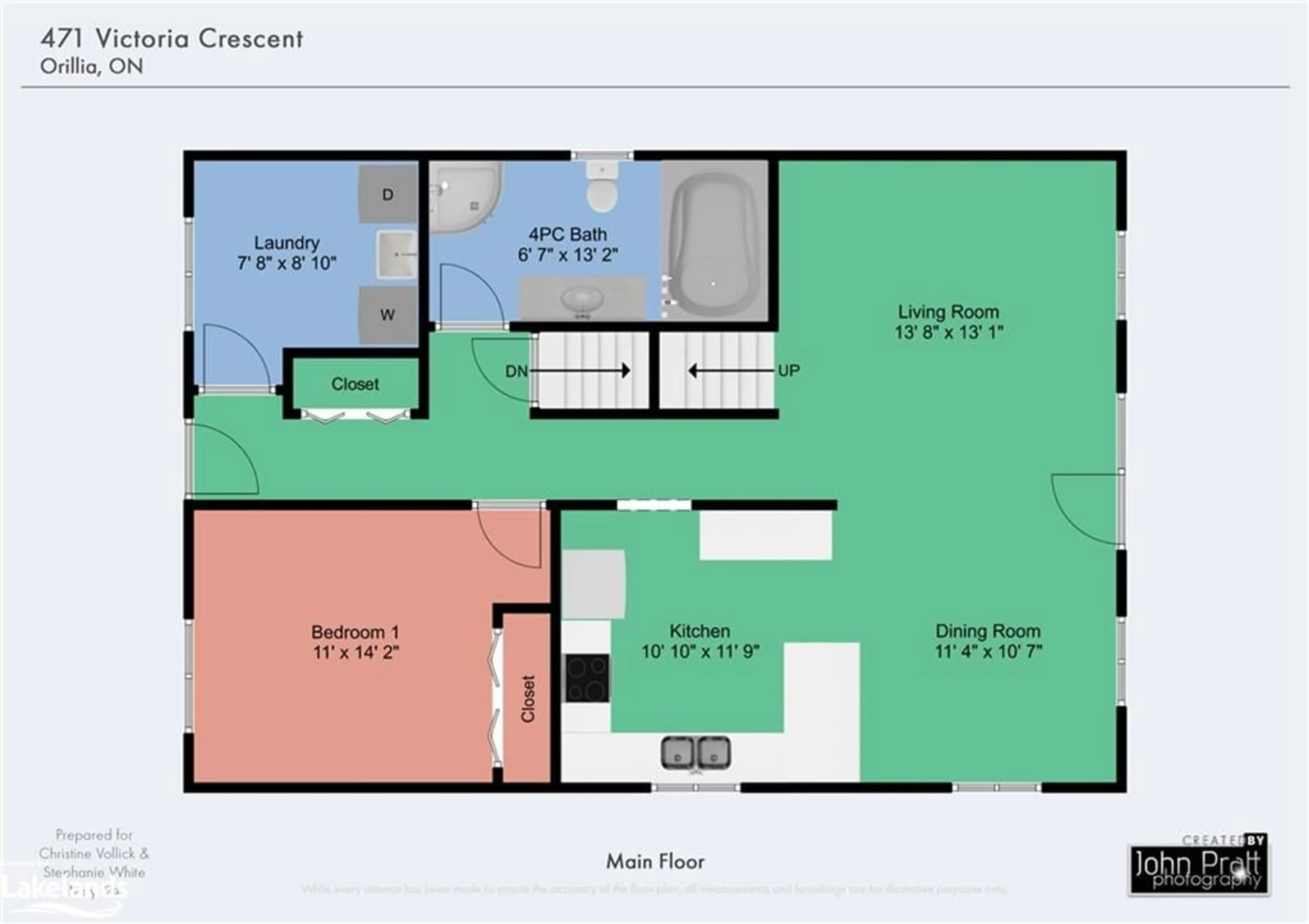 Floor plan for 471 Victoria Crescent, Orillia Ontario L3V 0J5