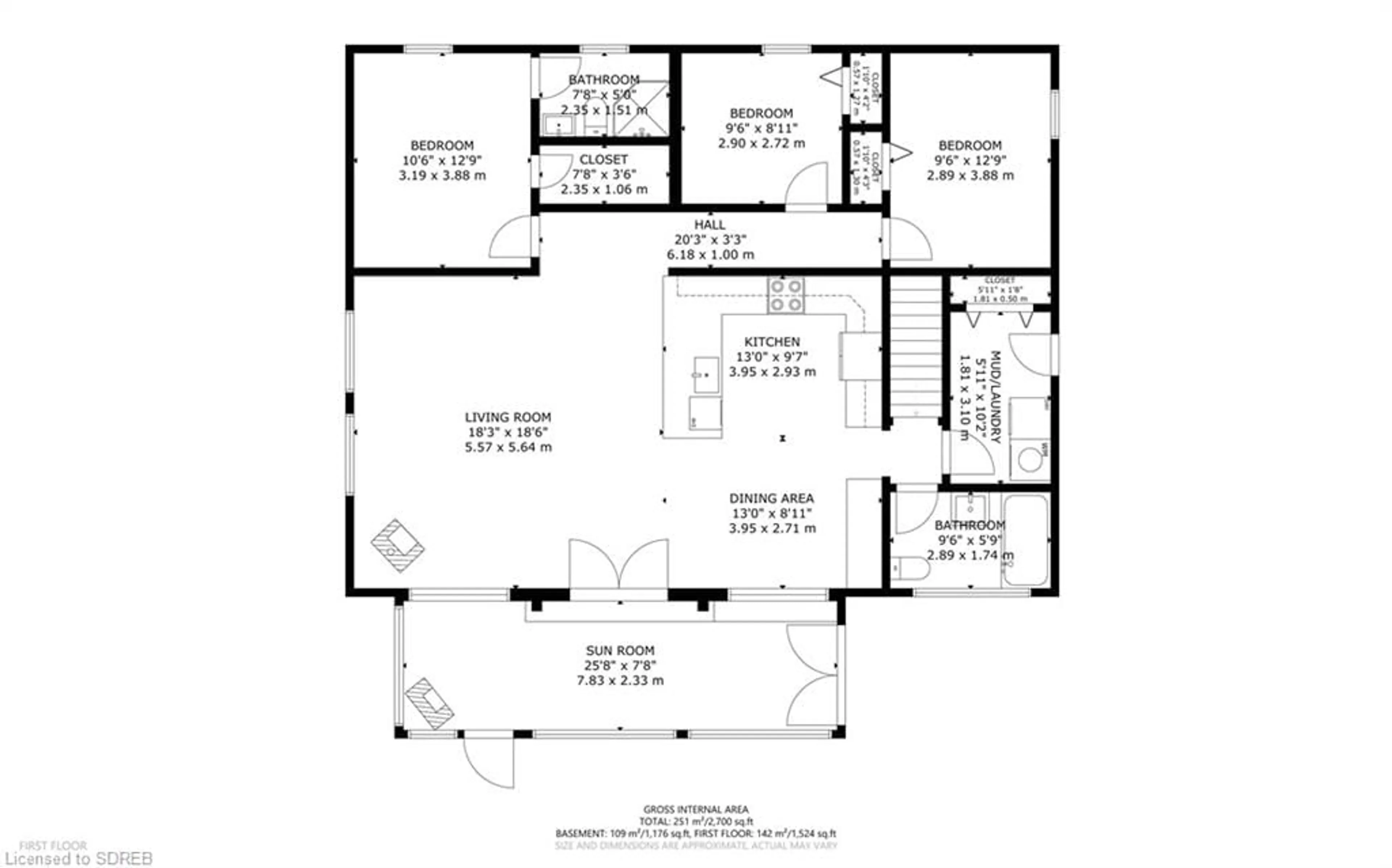 Floor plan for 1293 North Rd, Langton Ontario N0E 1G0