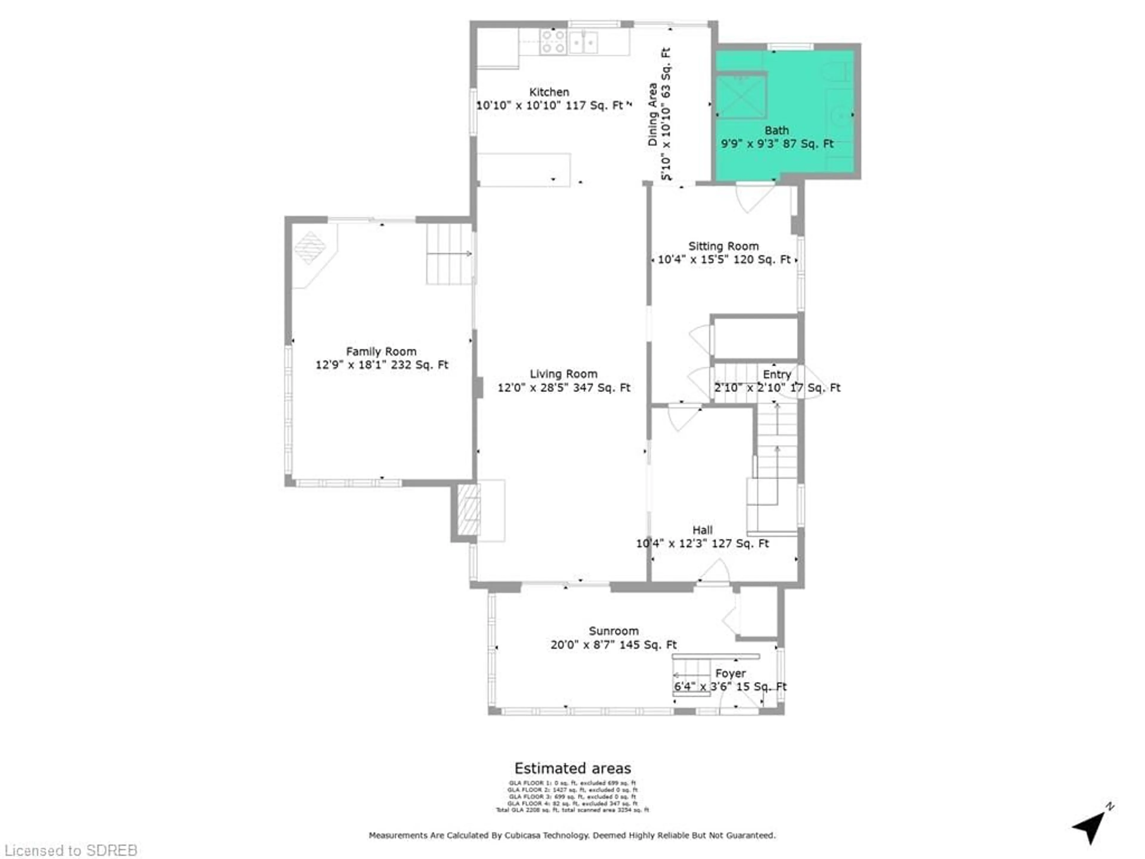 Floor plan for 207 Market St, Port Dover Ontario N0A 1N0