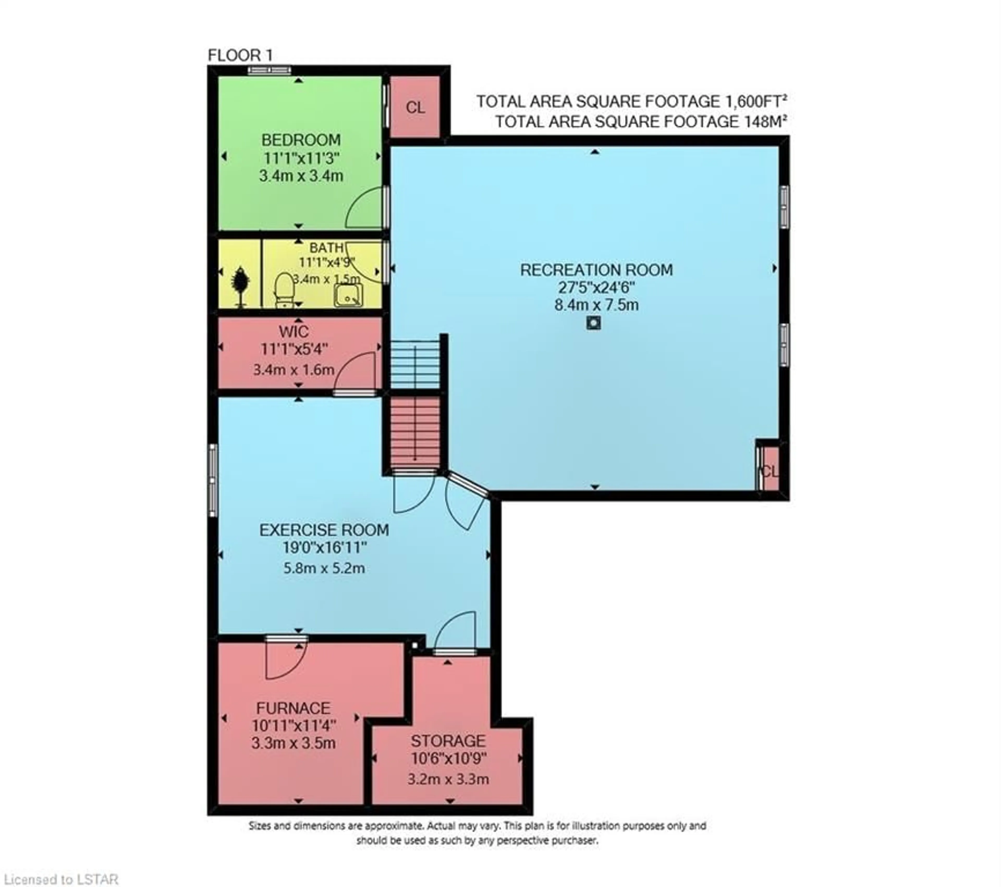 Floor plan for 1043 Manchester Rd, London Ontario N5H 5P7