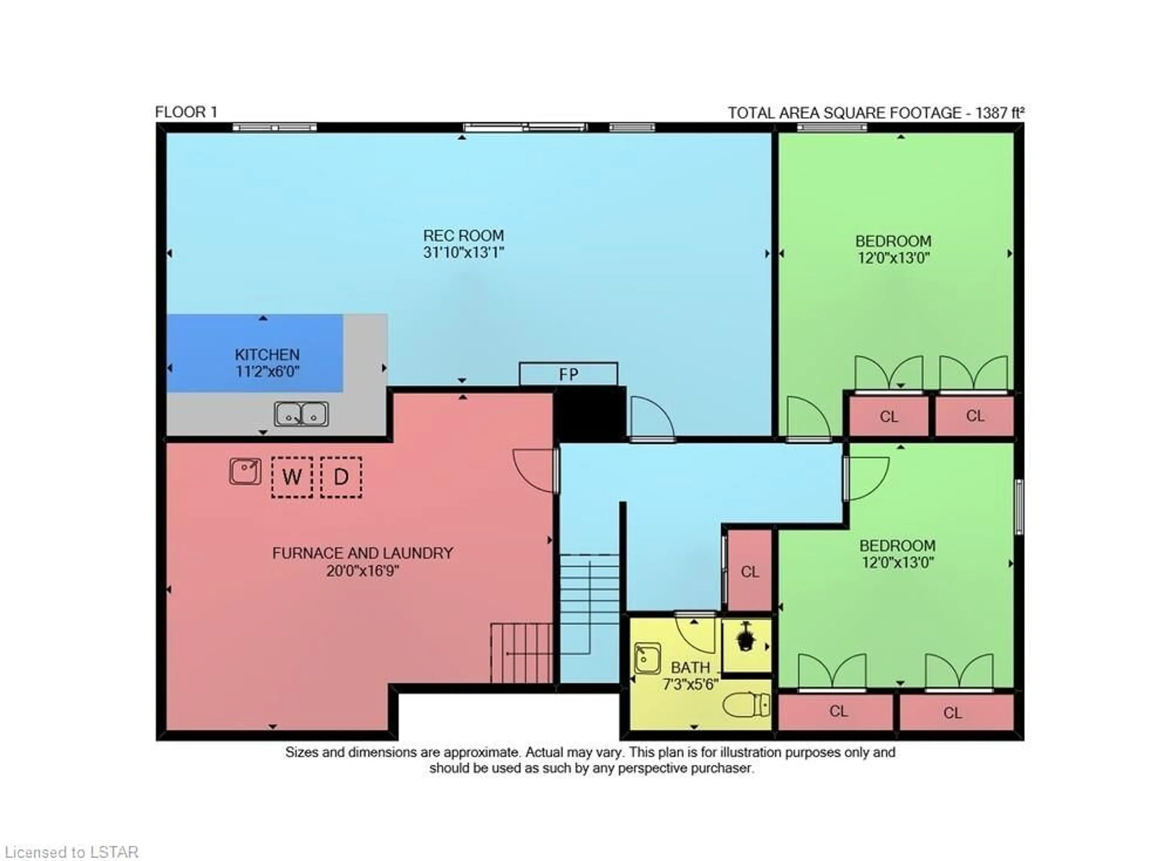 Floor plan for 57 Naomee Cres, London Ontario N6H 3T3