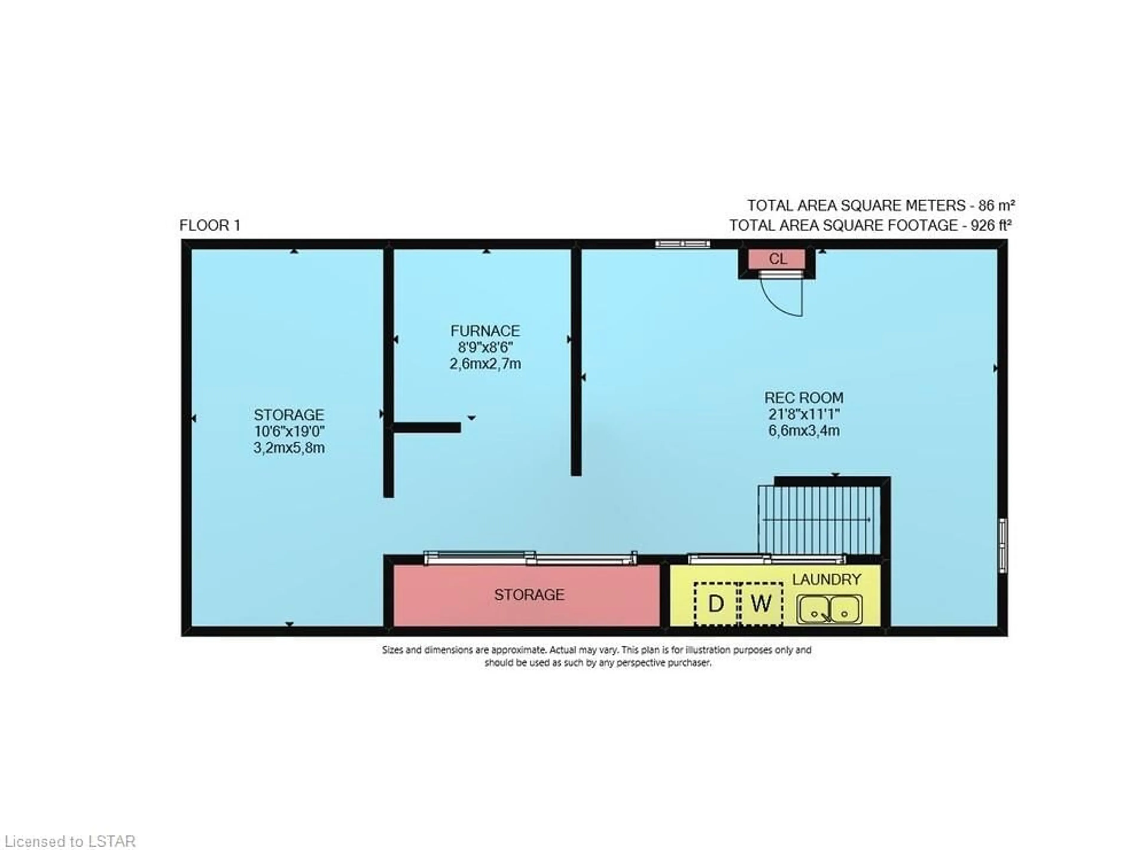 Floor plan for 444 Piccadilly St, London Ontario N5Y 3G3