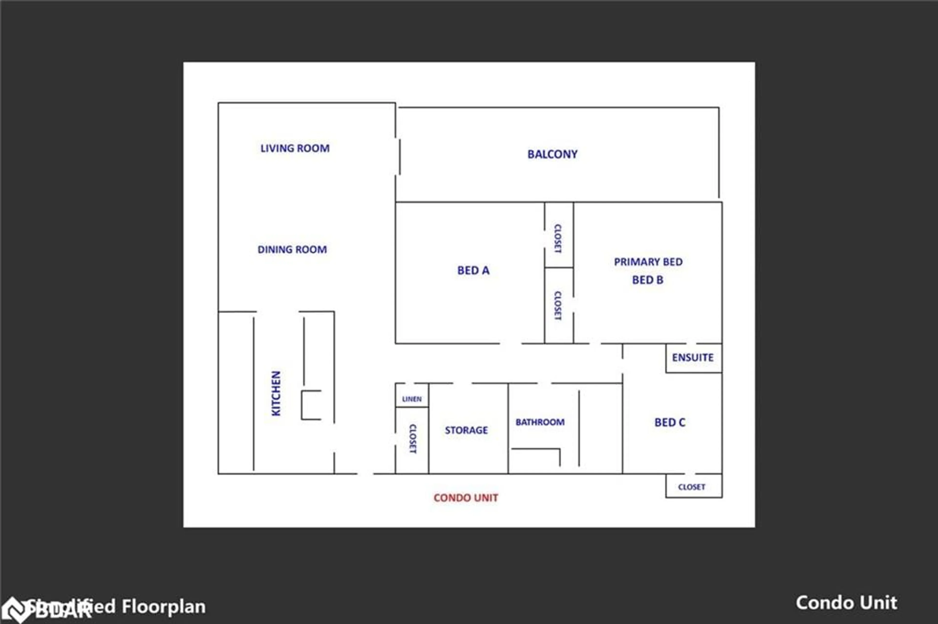 Floor plan for 4 Lisa St #511, Brampton Ontario L6T 4B6