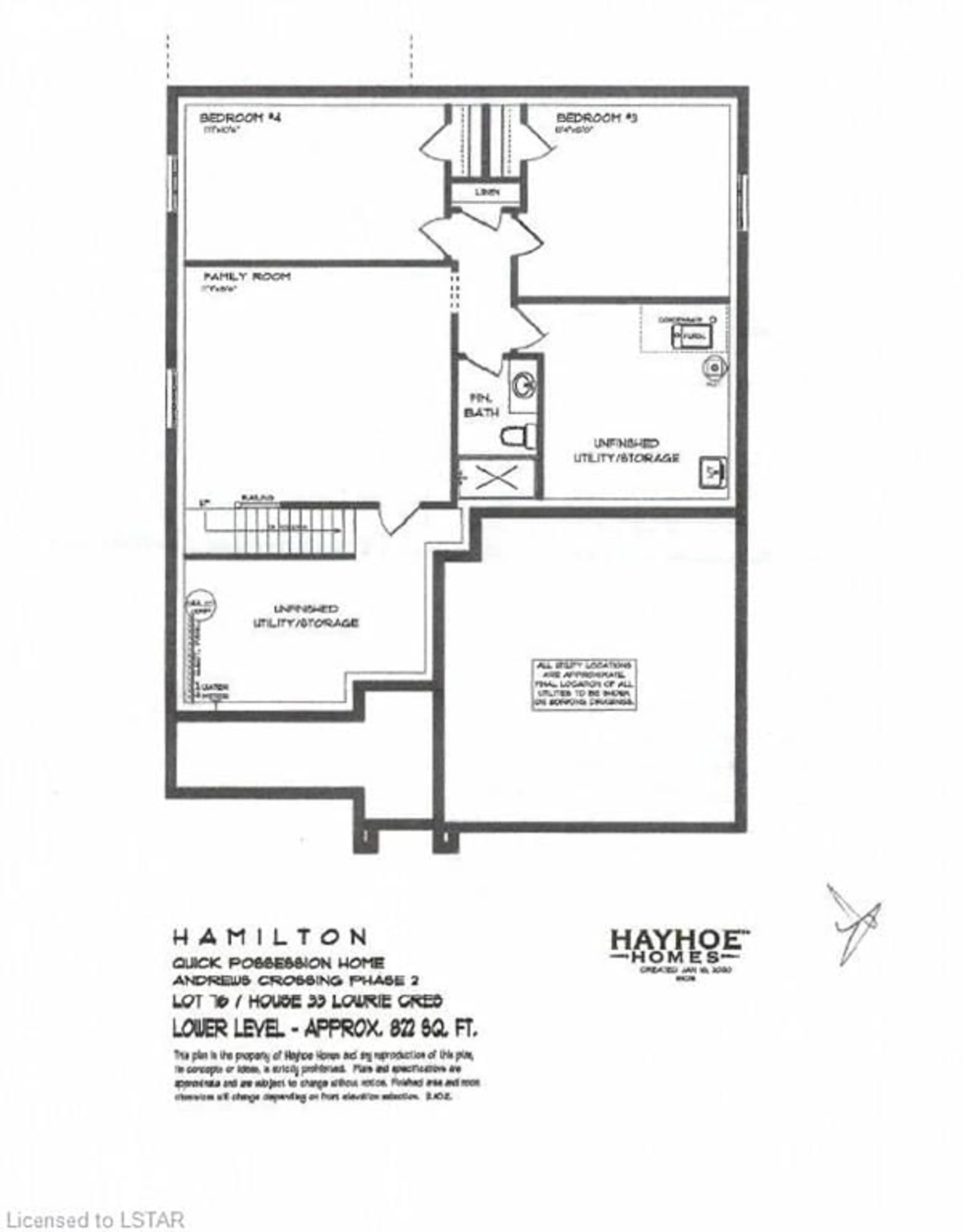 Floor plan for 33 Lowrie Cres, Tillsonburg Ontario N4G 0H5