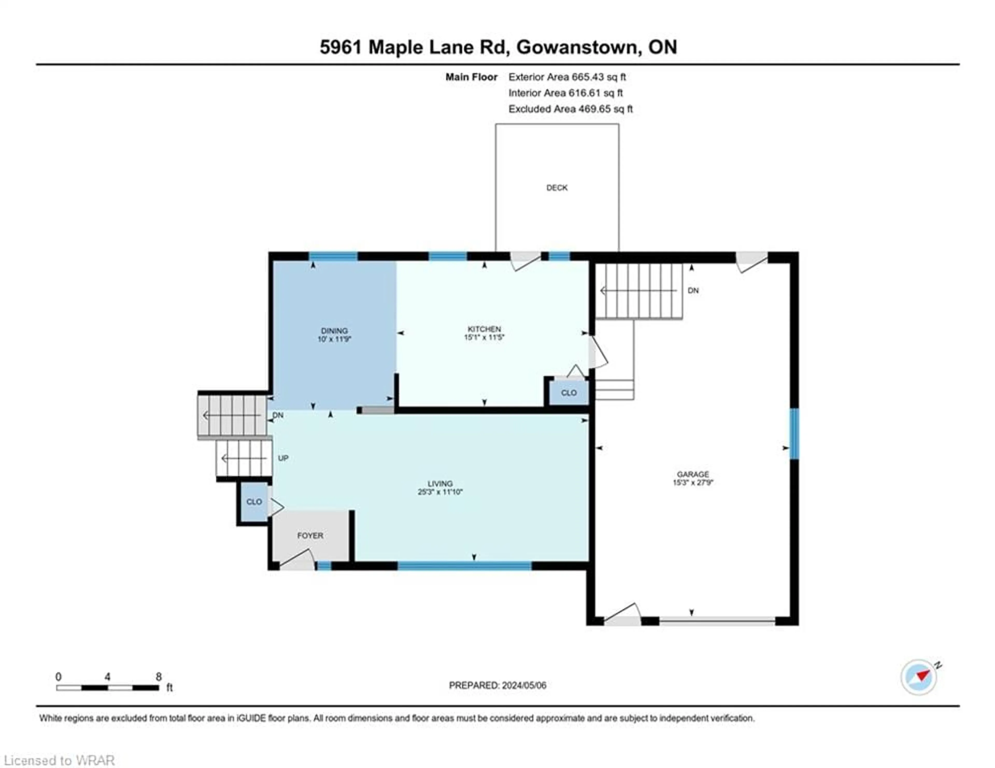 Floor plan for 5961 Maple Lane Rd, Gowanstown Ontario N0G 1Y0