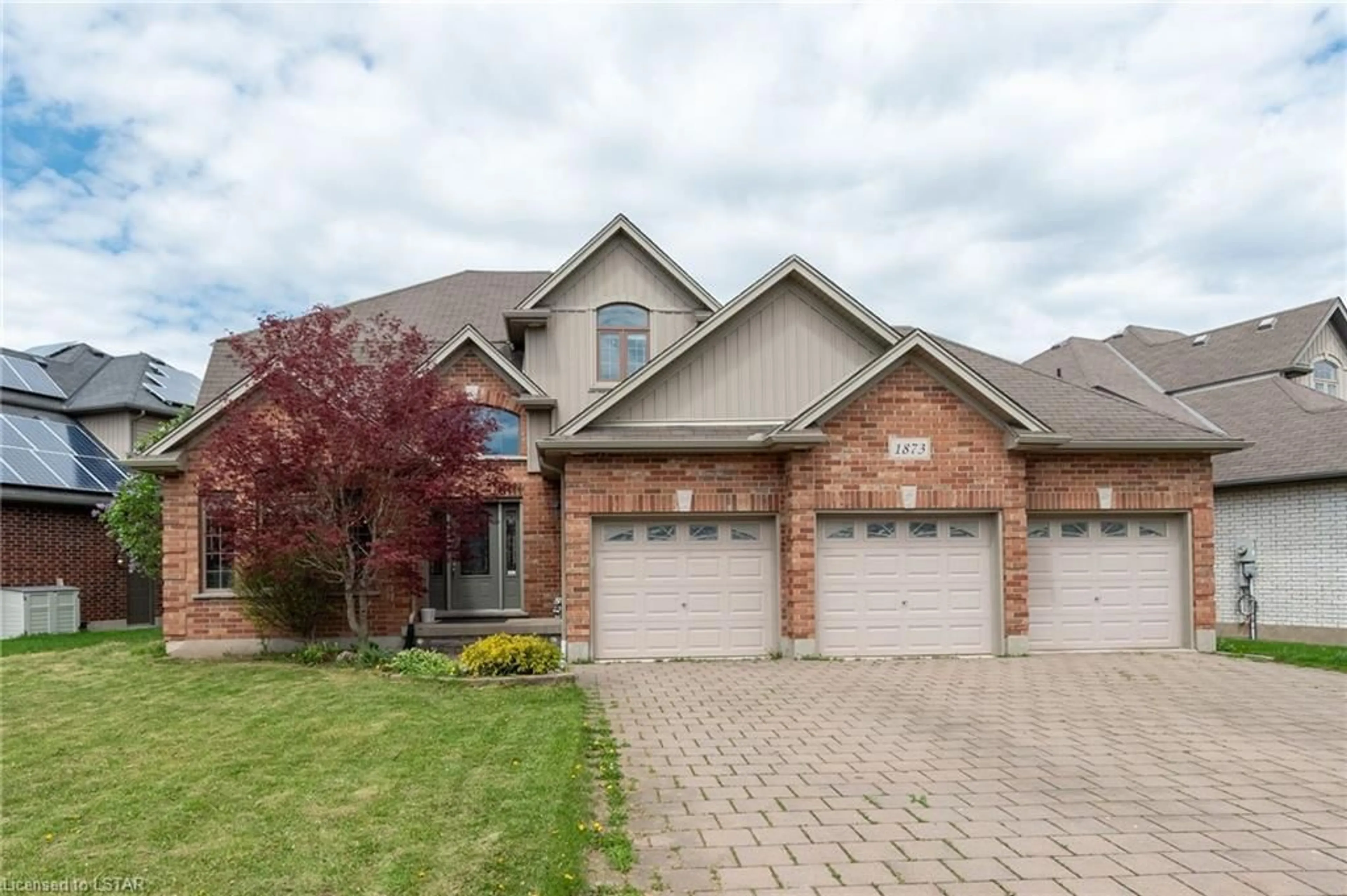 Home with brick exterior material for 1873 Kirkpatrick Way, London Ontario N6K 5A3