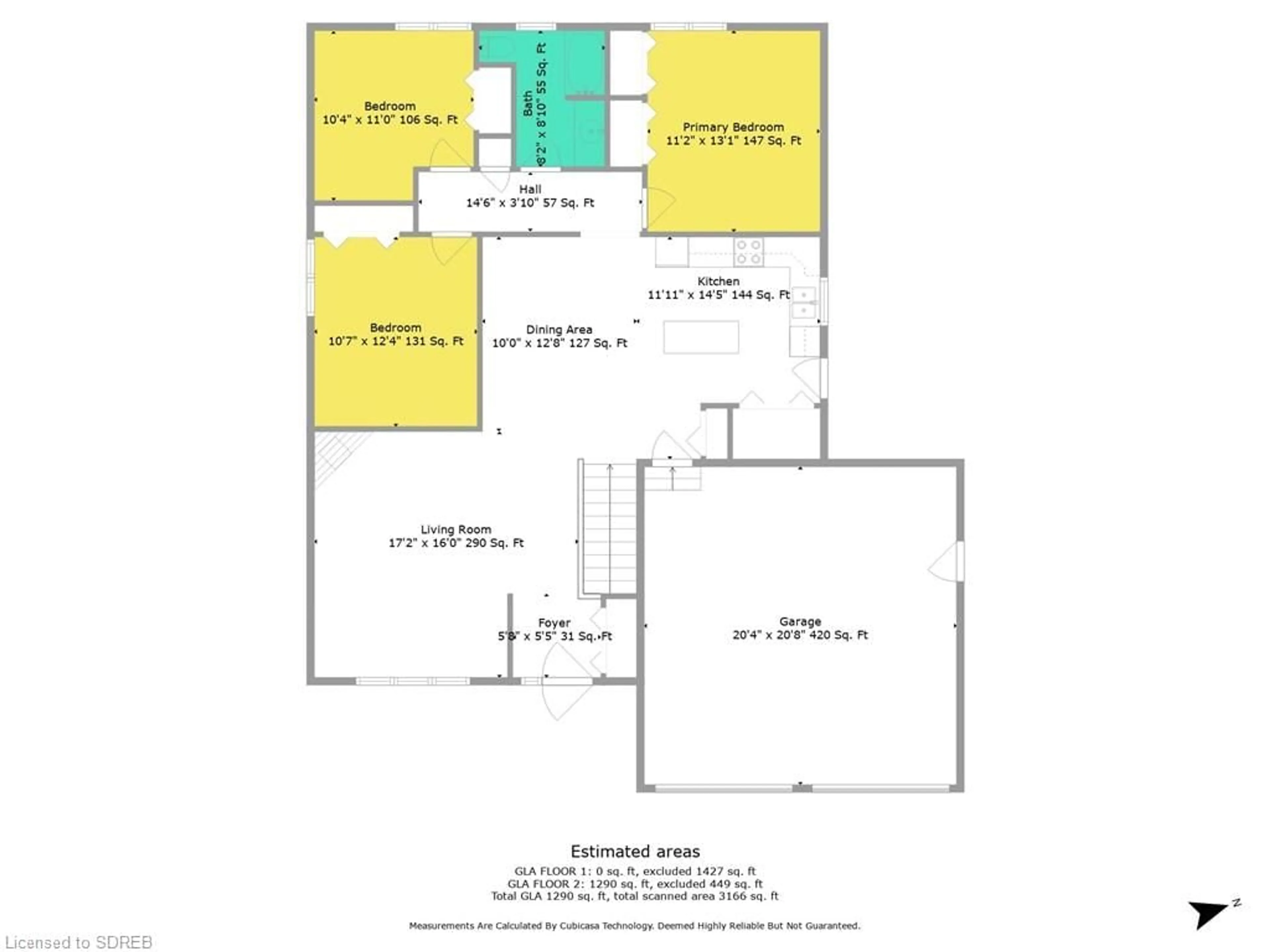 Floor plan for 17 St. Michael's St, Delhi Ontario N4B 3C8