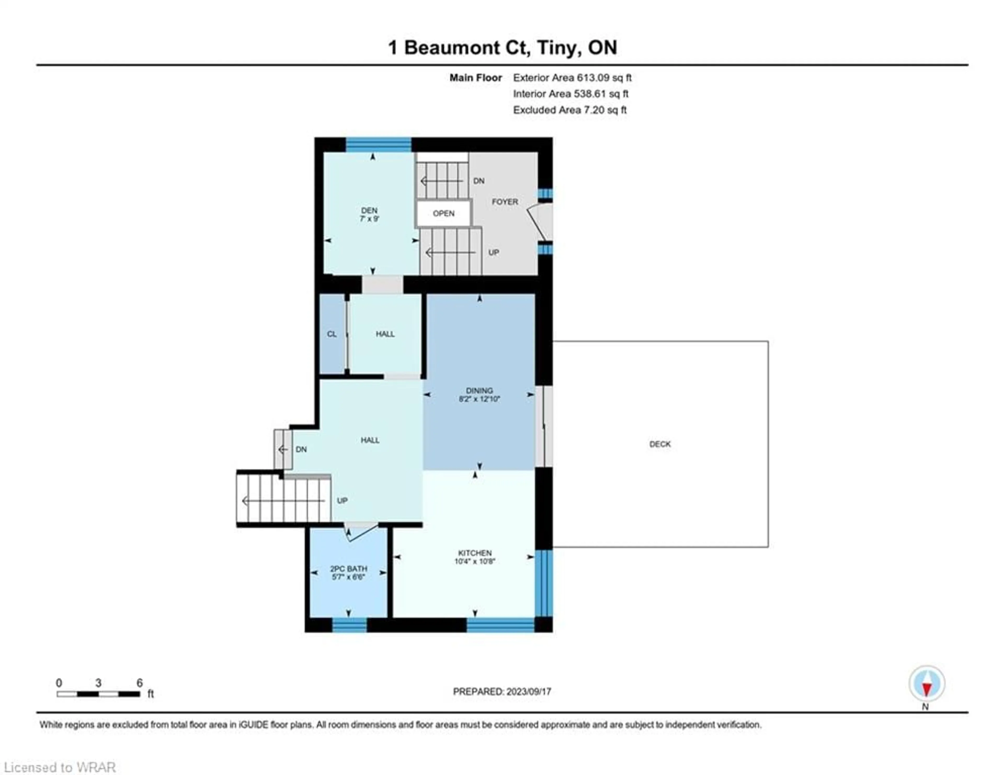 Floor plan for 1 Beaumont Crt, Tiny Ontario L0L 2J0