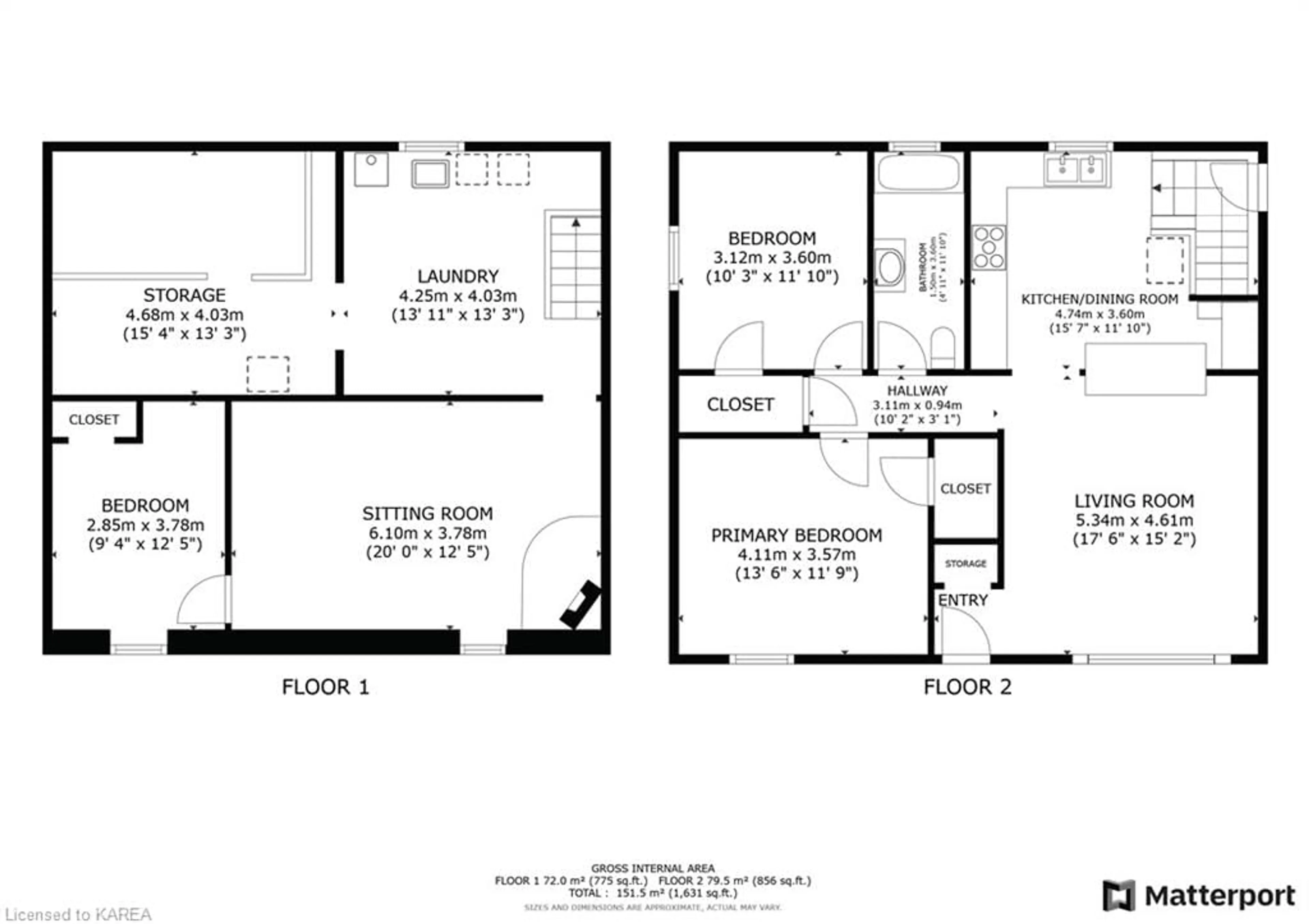 Floor plan for 5458 County 8 Rd, Napanee Ontario K7R 3K7