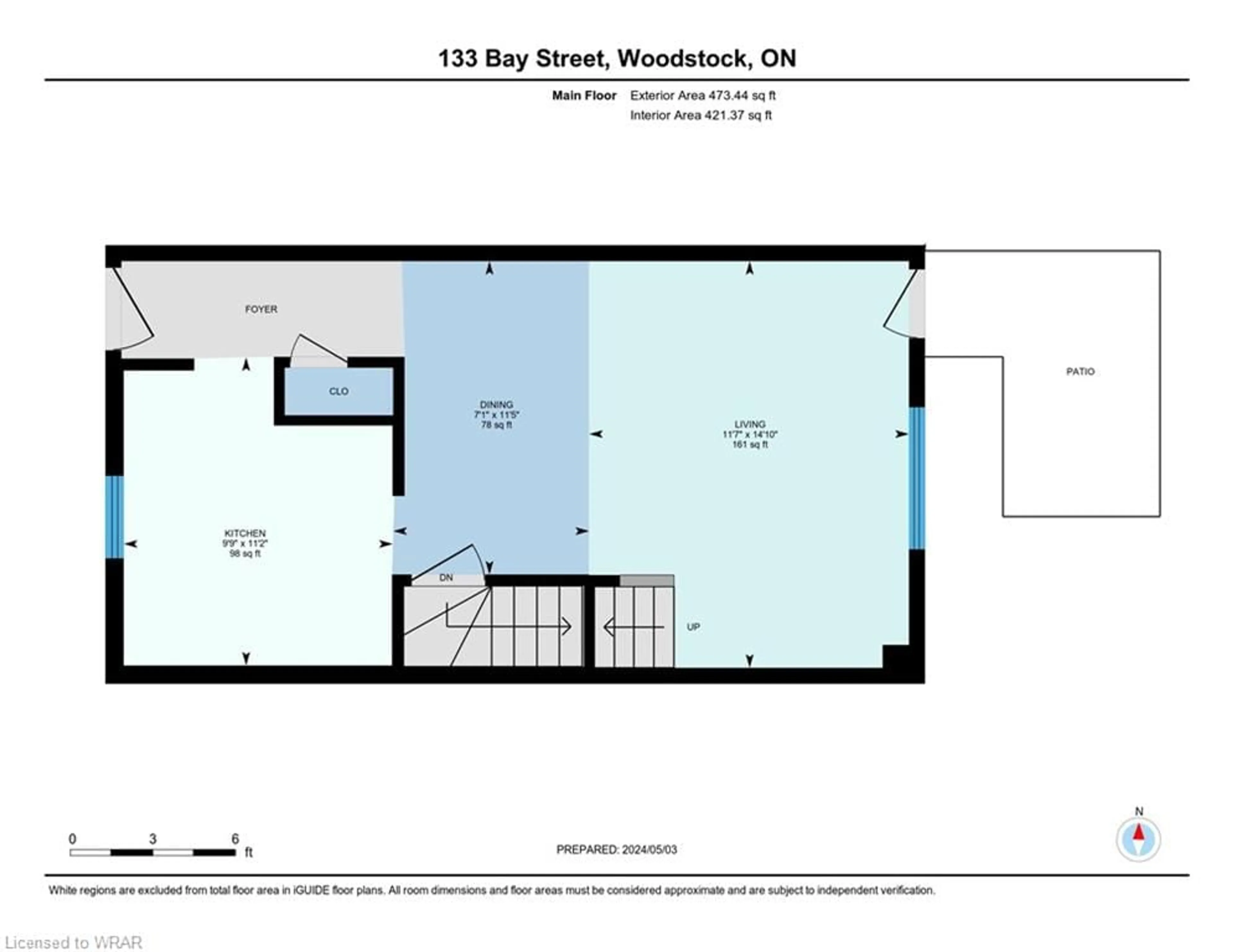 Floor plan for 133 Bay St #14, Woodstock Ontario N4S 8H7