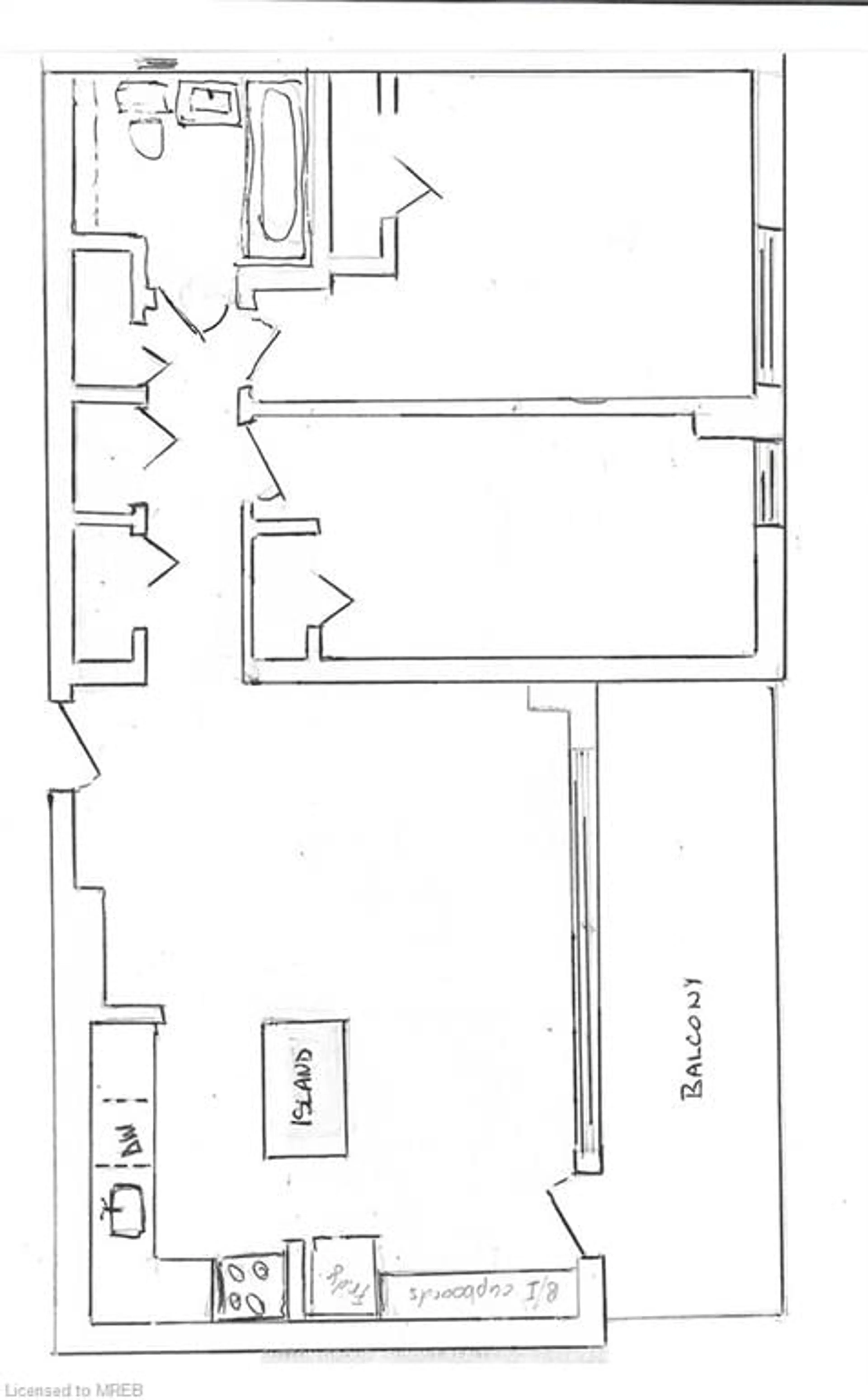 Floor plan for 15 Albright Rd #614, Hamilton Ontario L8K 5J2