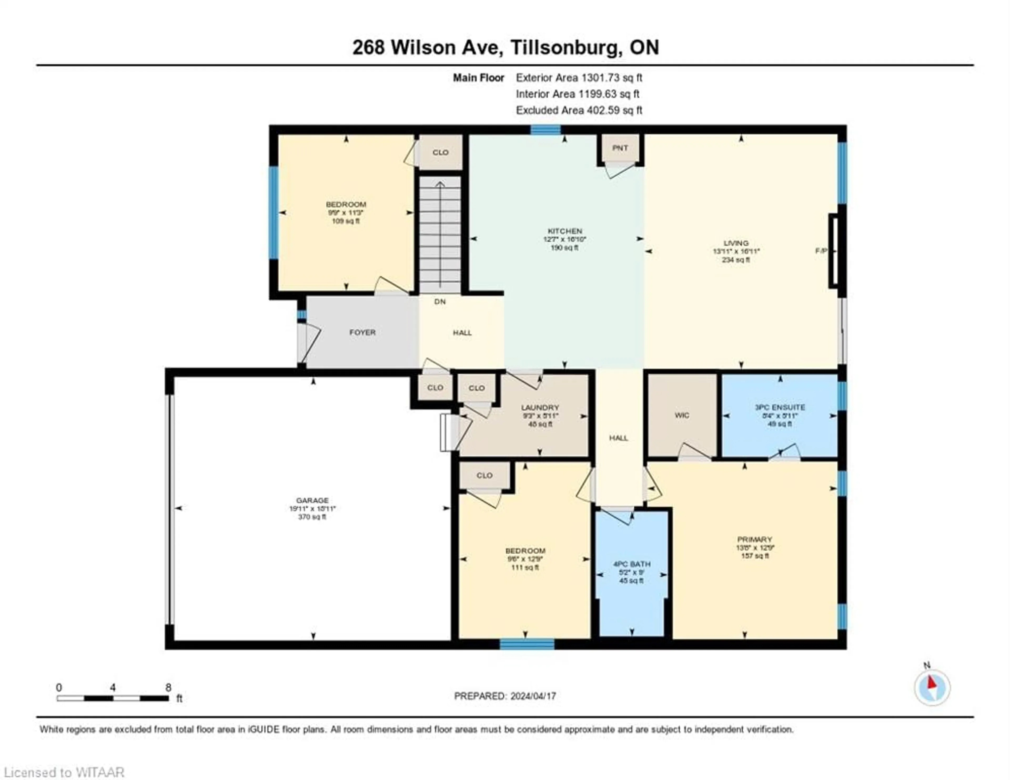 Floor plan for 268 Wilson Ave, Tillsonburg Ontario N4G 0H3