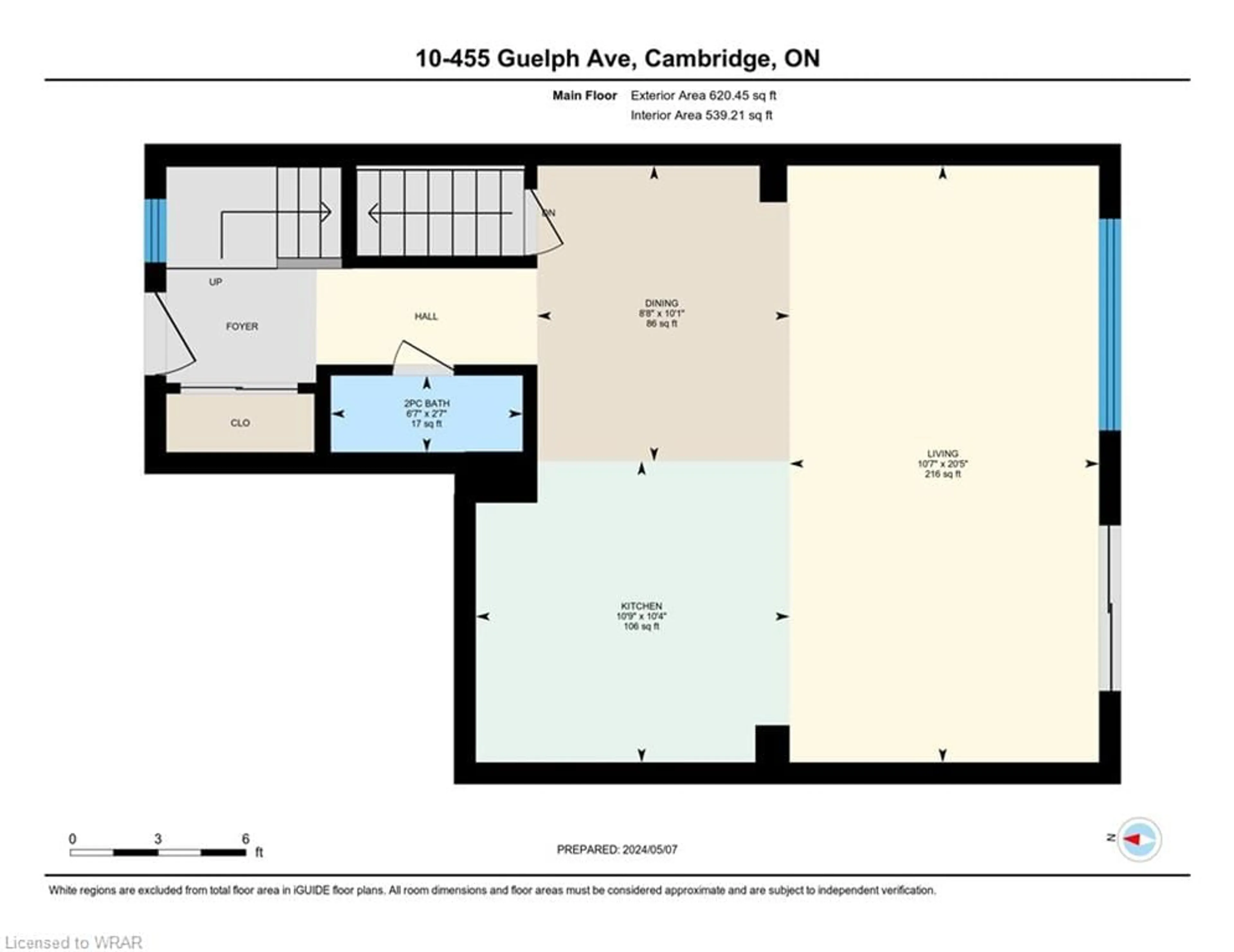 Floor plan for 455 Guelph Ave #10, Cambridge Ontario N3C 0C4