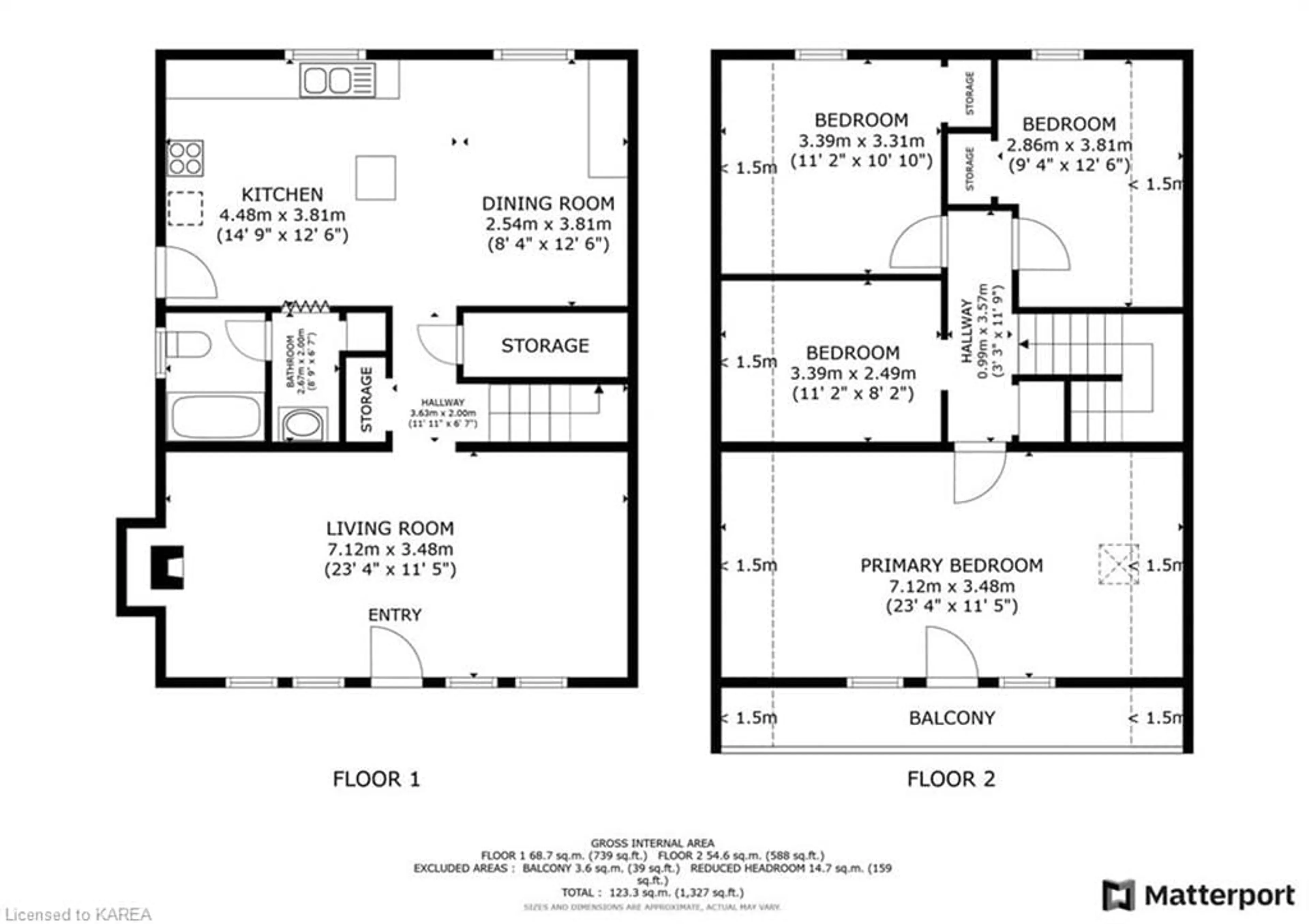 Floor plan for 74 Gerrys Lane, Godfrey Ontario K0H 1T0