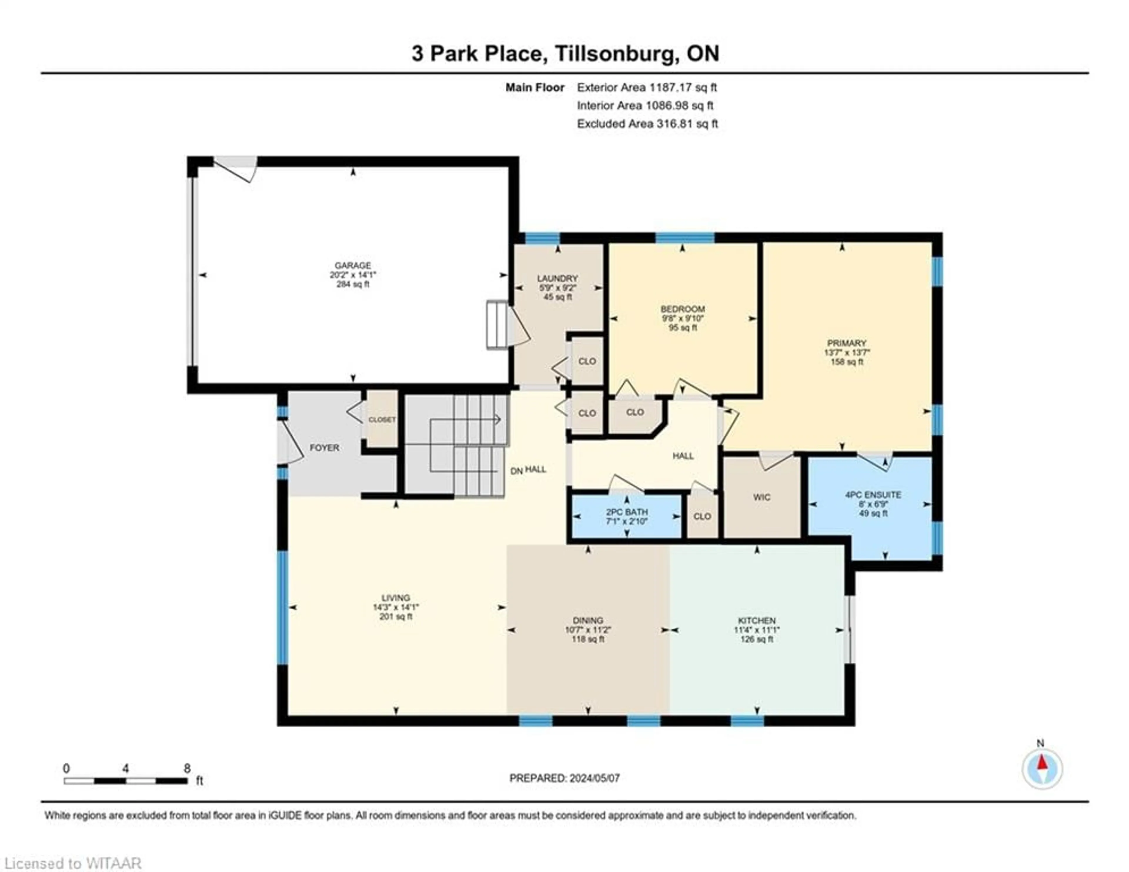Floor plan for 3 Park Pl, Tillsonburg Ontario N4G 0B8