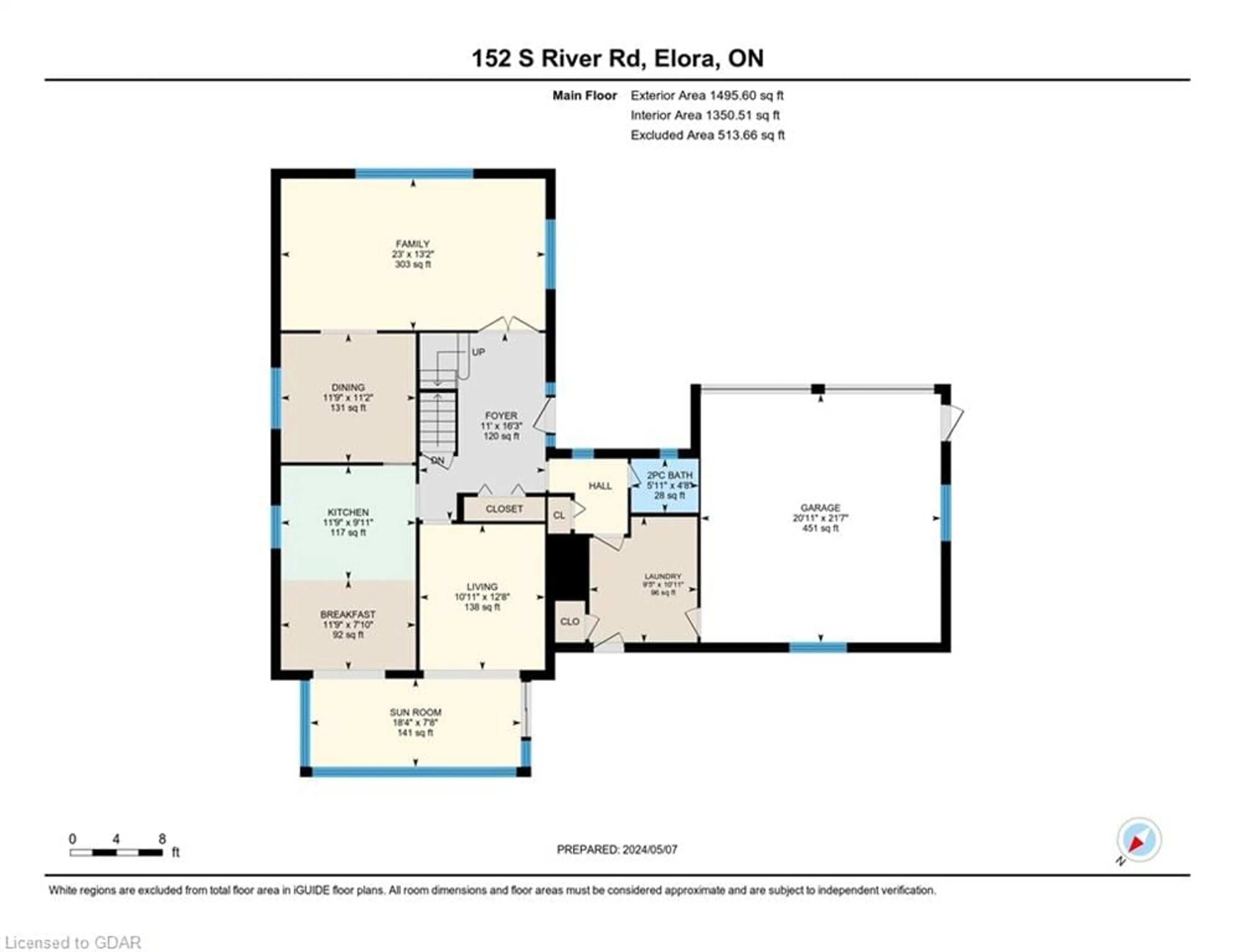 Floor plan for 152 South River Rd, Elora Ontario N0B 1S0