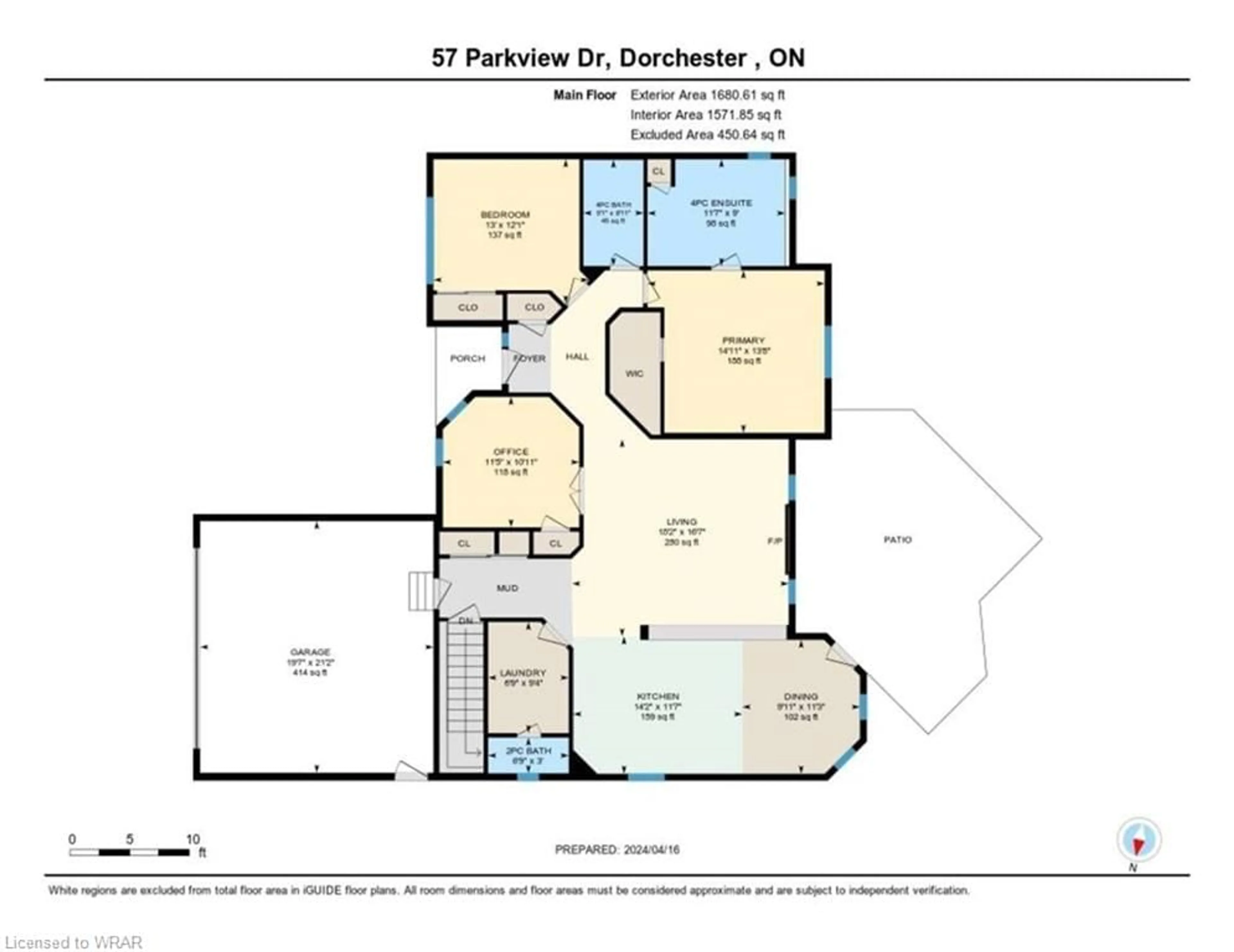 Floor plan for 57 Parkview Dr, Dorchester Ontario N0L 1G2