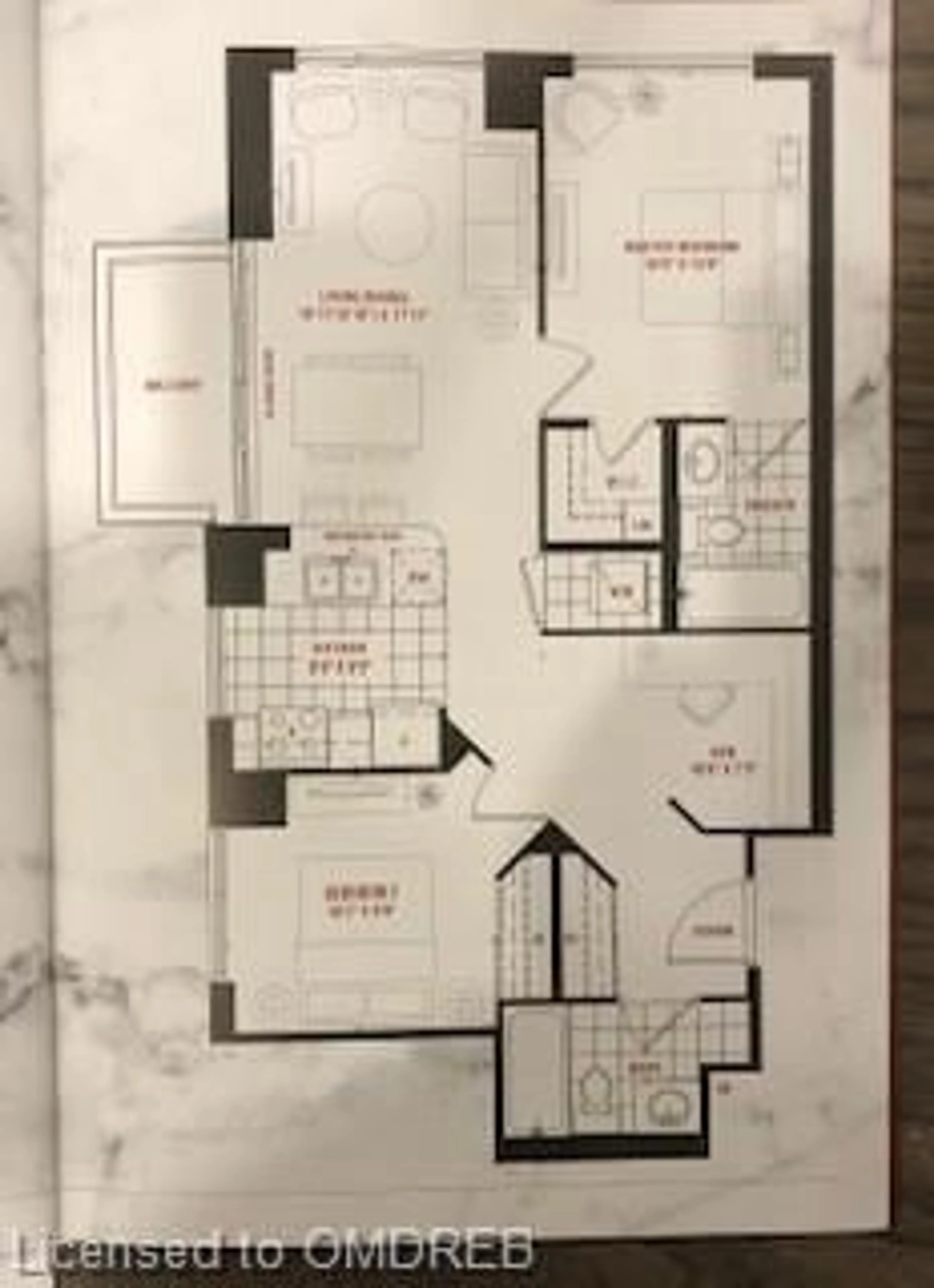 Floor plan for 349 Rathburn Rd W Rd #PH216, Mississauga Ontario L5B 0G9