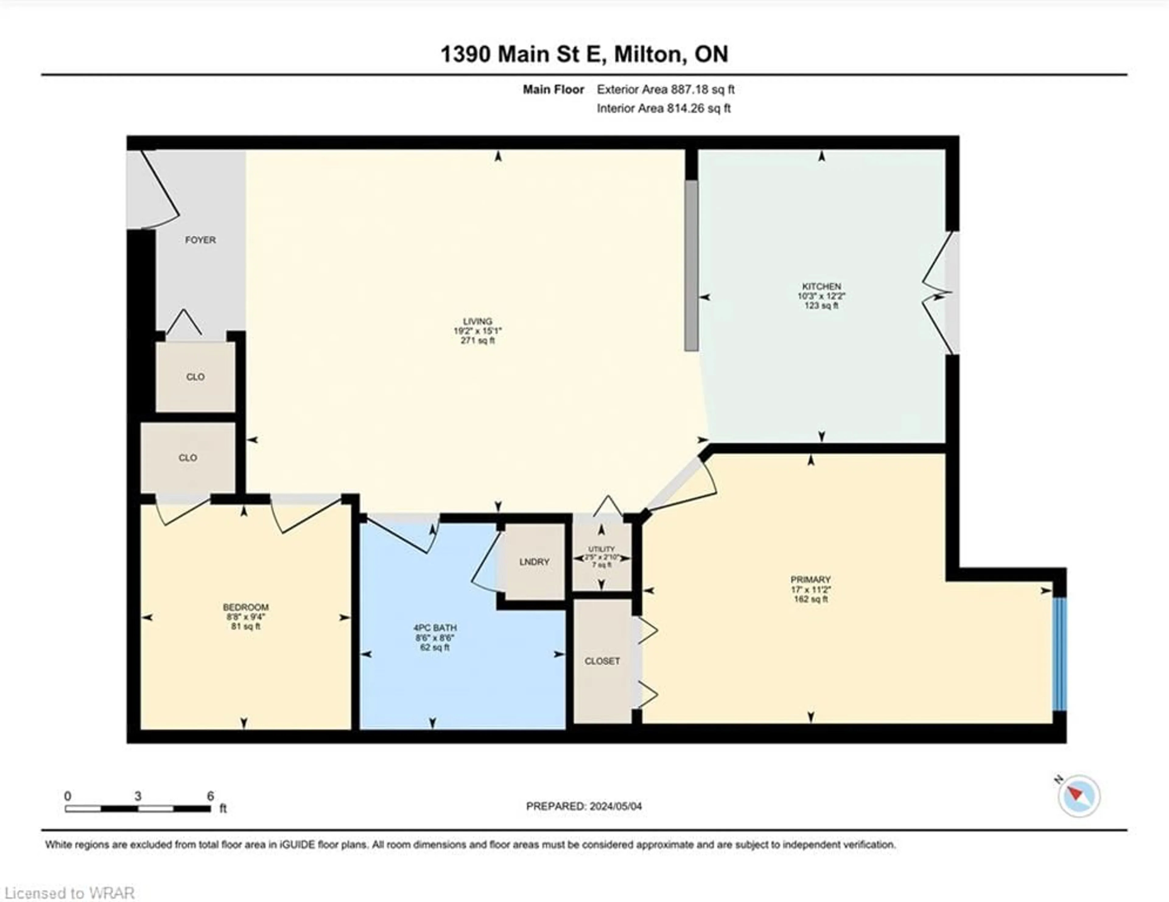 Floor plan for 1390 Main St #305, Milton Ontario L9T 7S9