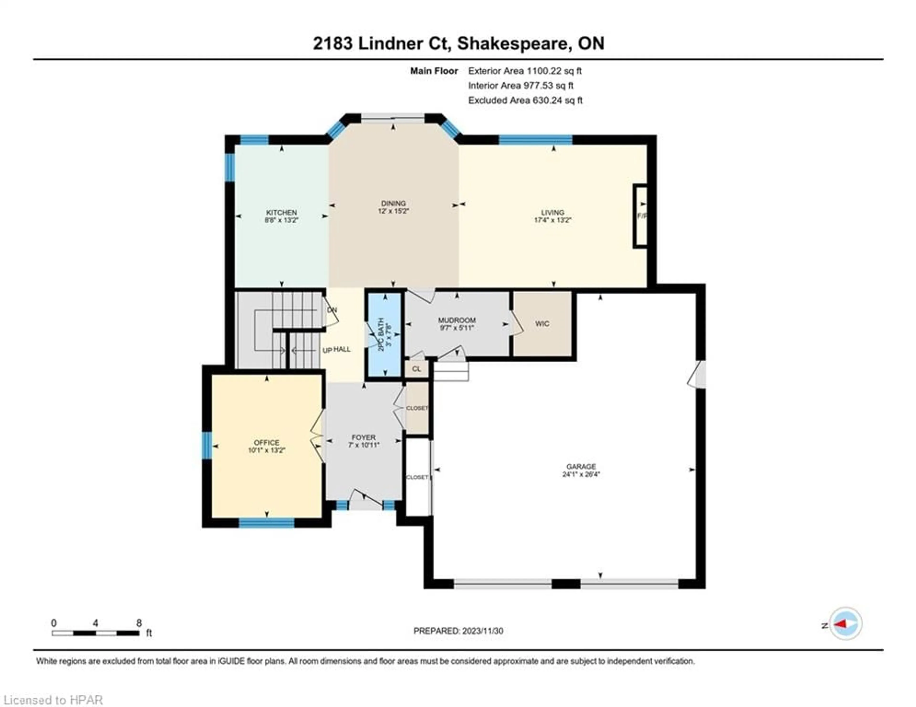 Floor plan for 2183 Lindner Crt, Shakespeare Ontario N0B 2P0