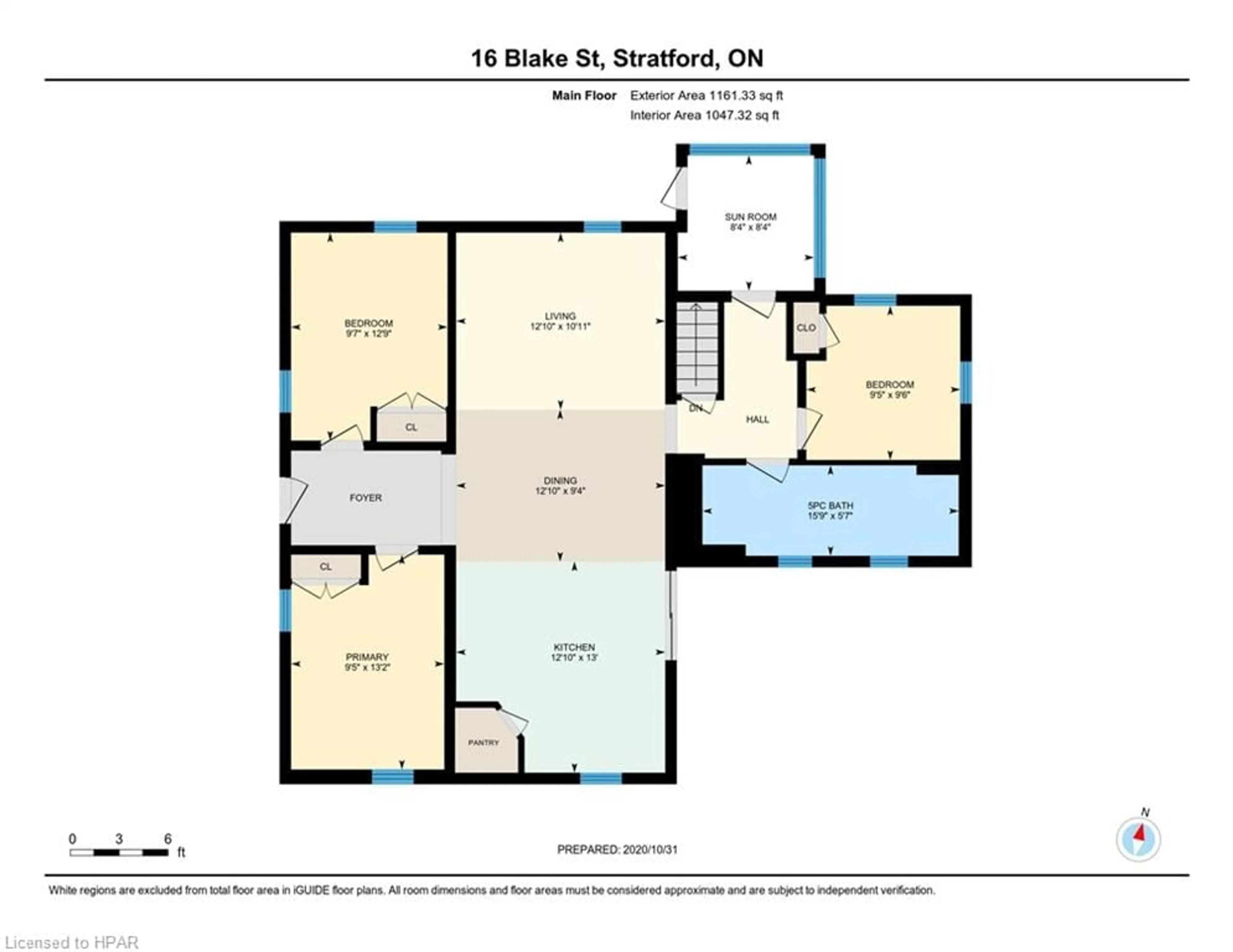 Floor plan for 16 Blake St, Stratford Ontario N5A 2C3
