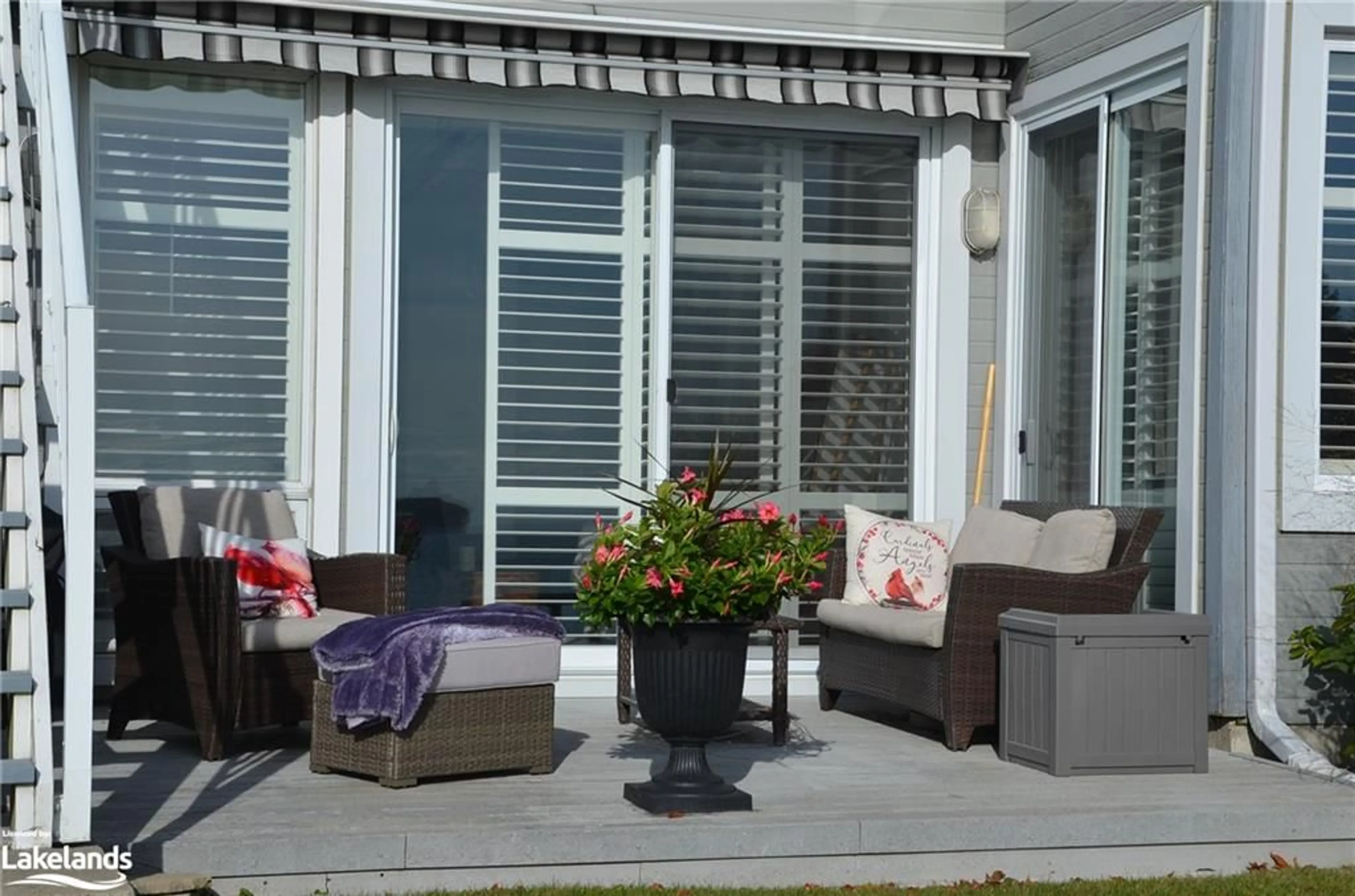 Patio for 603 Atherley Rd #114, Orillia Ontario L3V 1P1