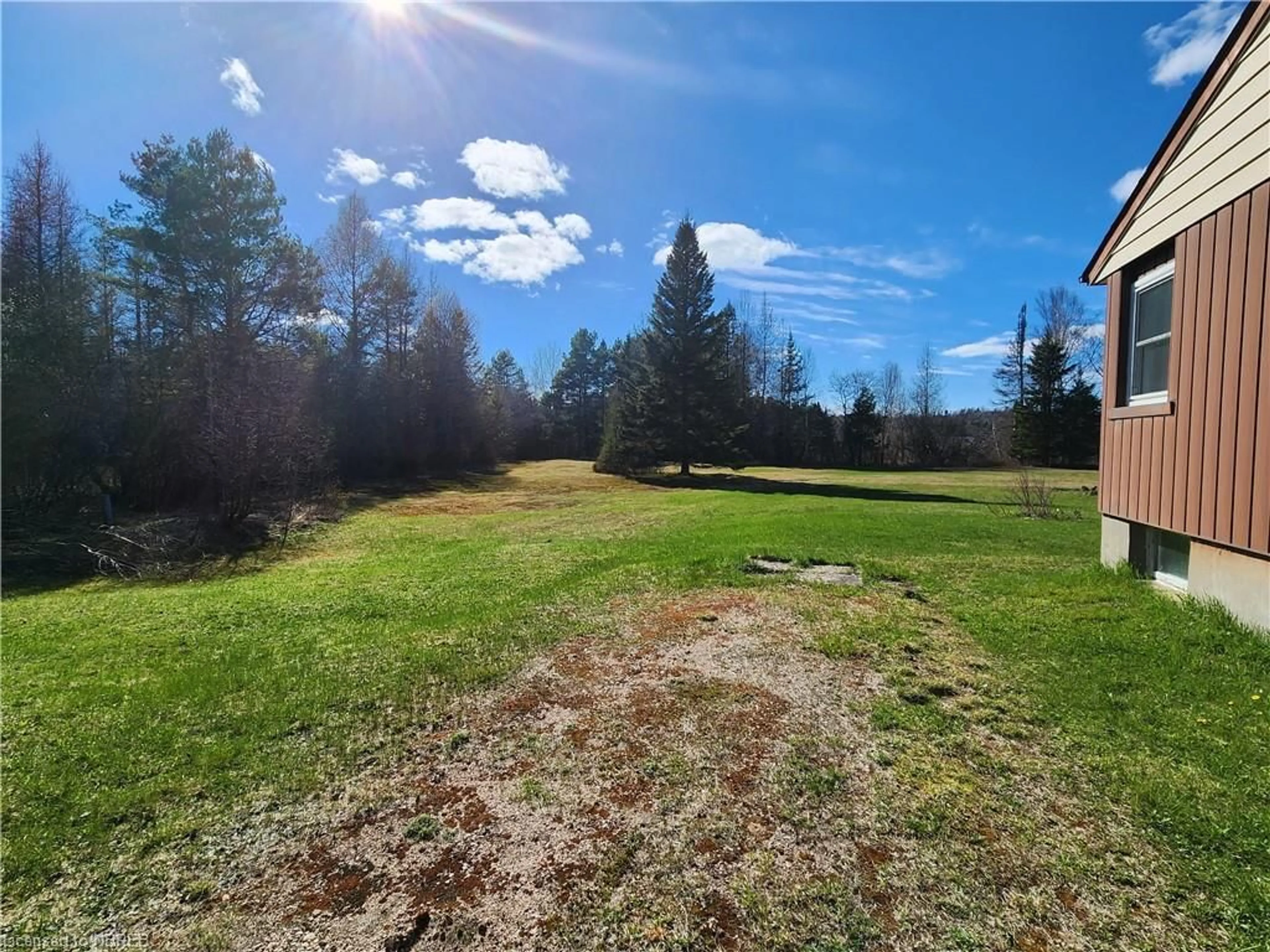 Fenced yard for 145 Mccarthy St, Trout Creek Ontario P0H 2L0