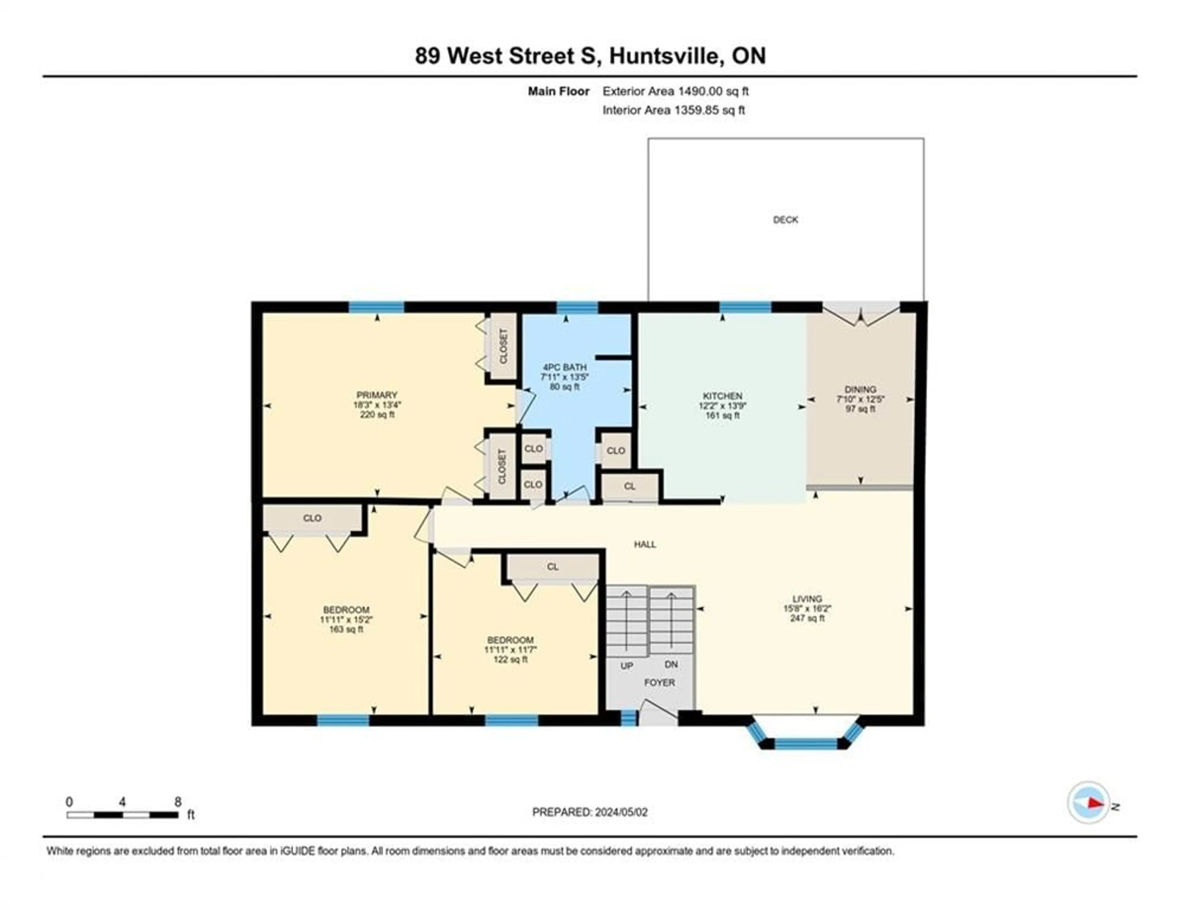 Floor plan for 89 West St, Huntsville Ontario P1H 1P9