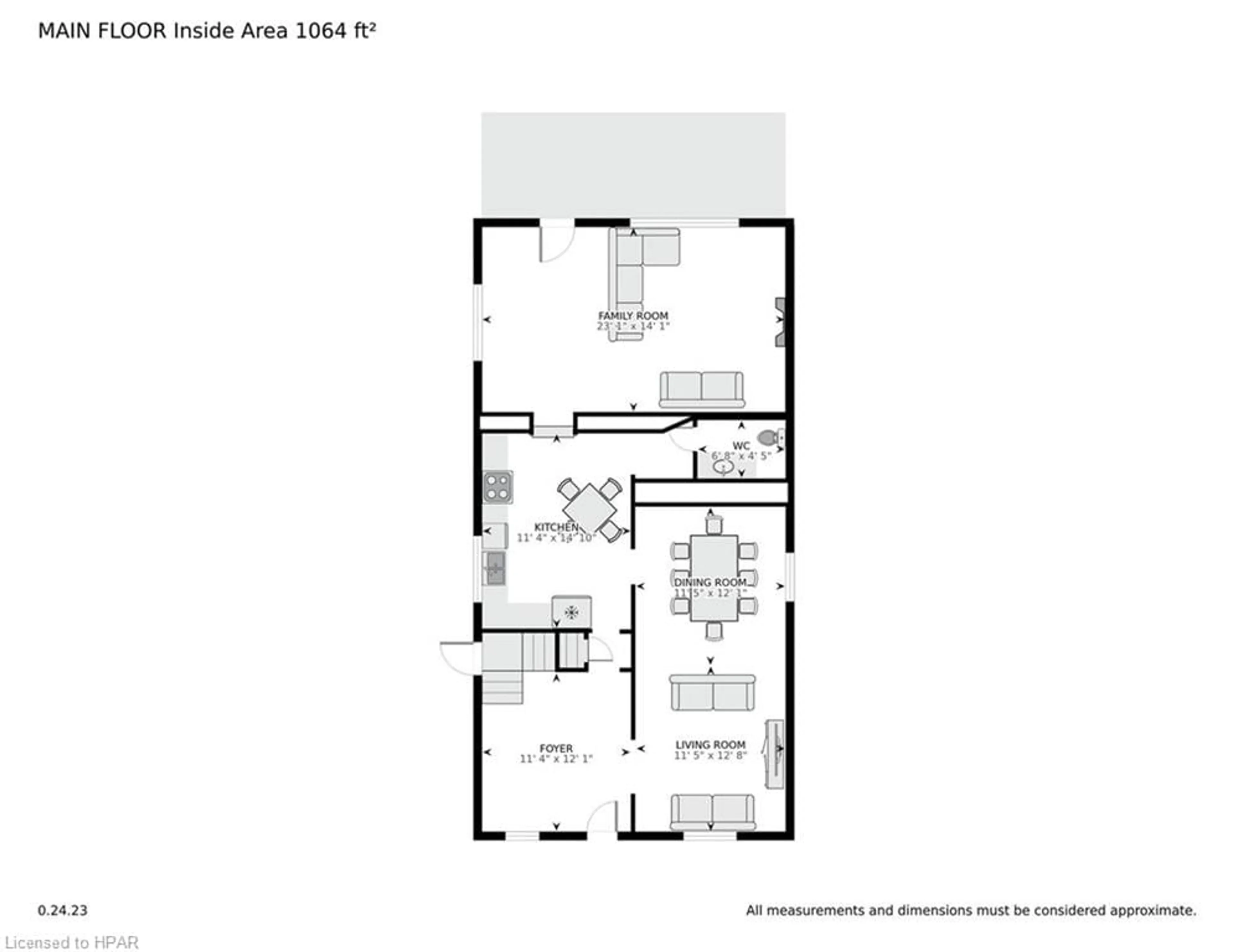 Floor plan for 235 William St, Stratford Ontario N5A 4Y2