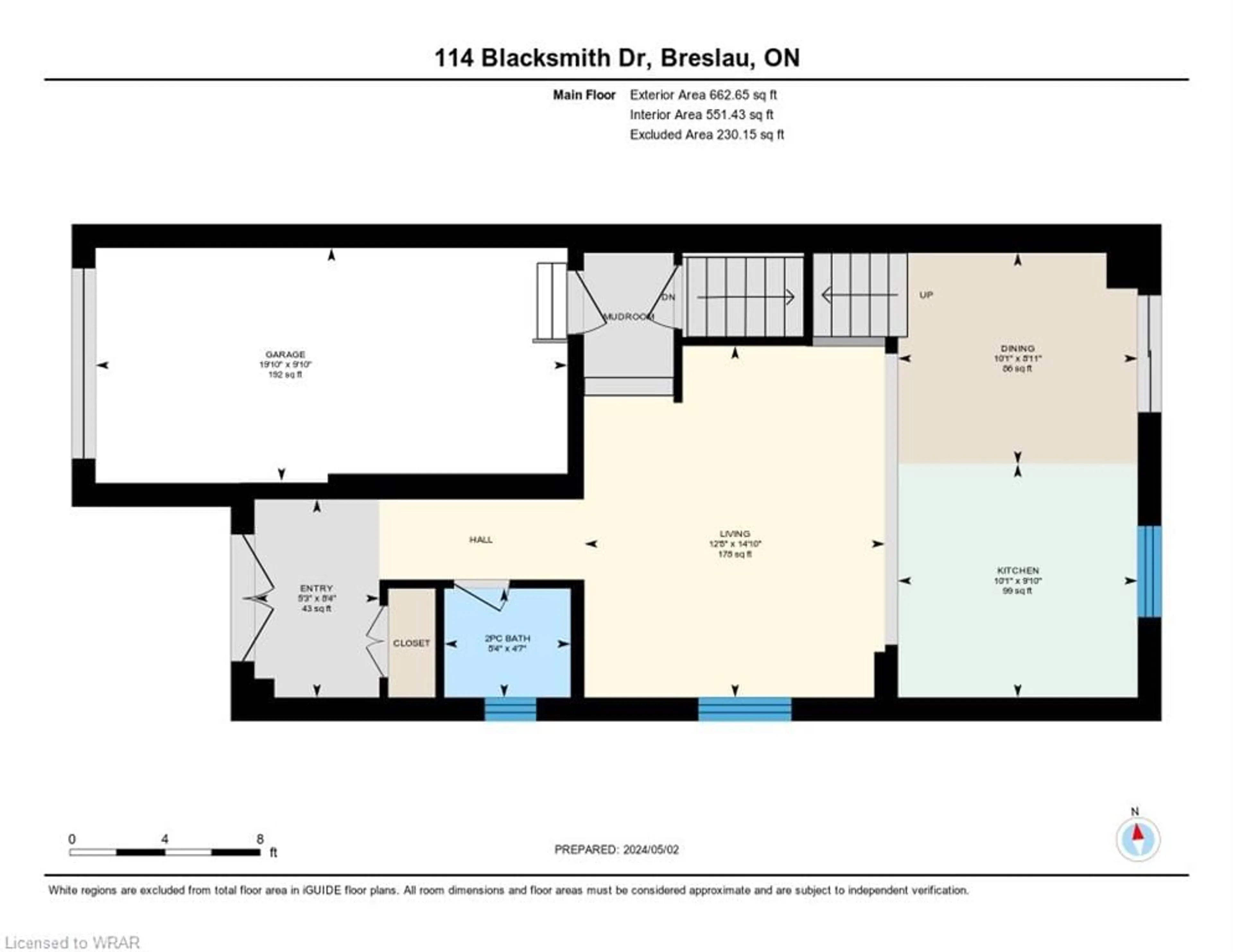 Floor plan for 114 Blacksmith Dr, Breslau Ontario N0B 1M0