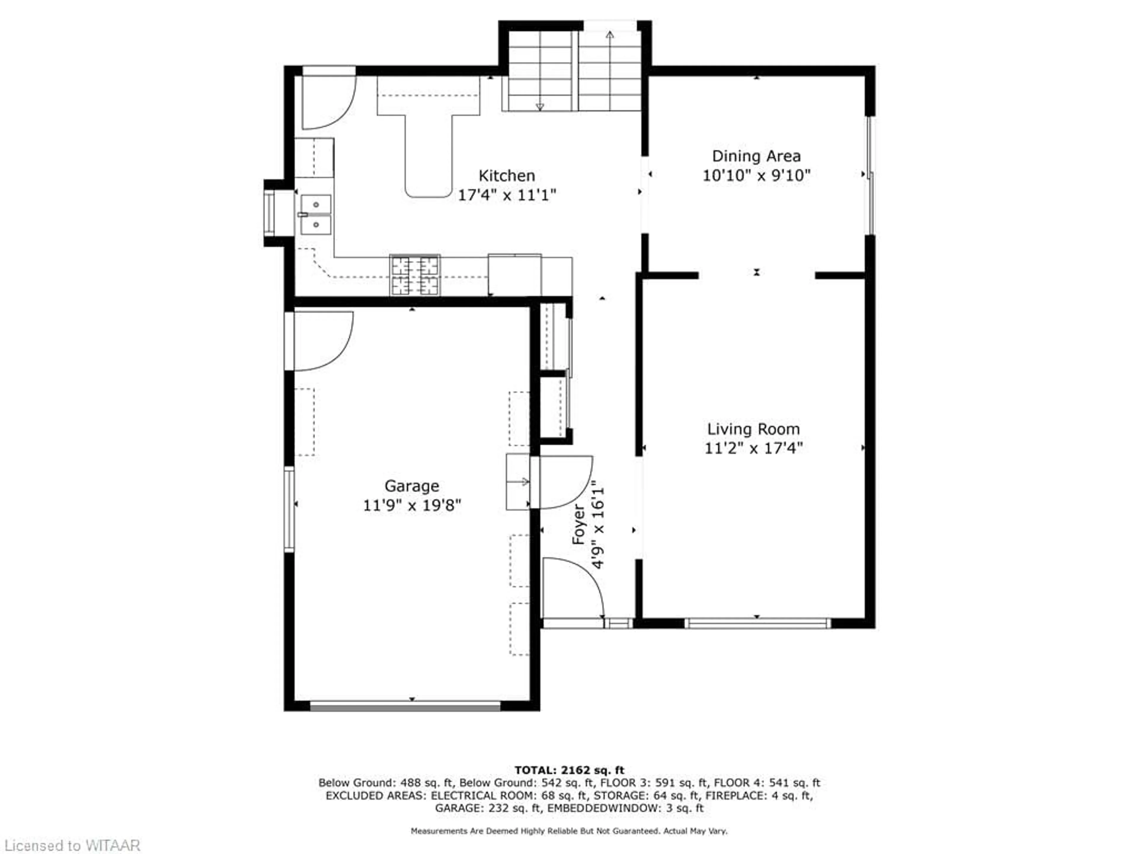 Floor plan for 1164 Iroquois Cres, Woodstock Ontario N4T 1C3