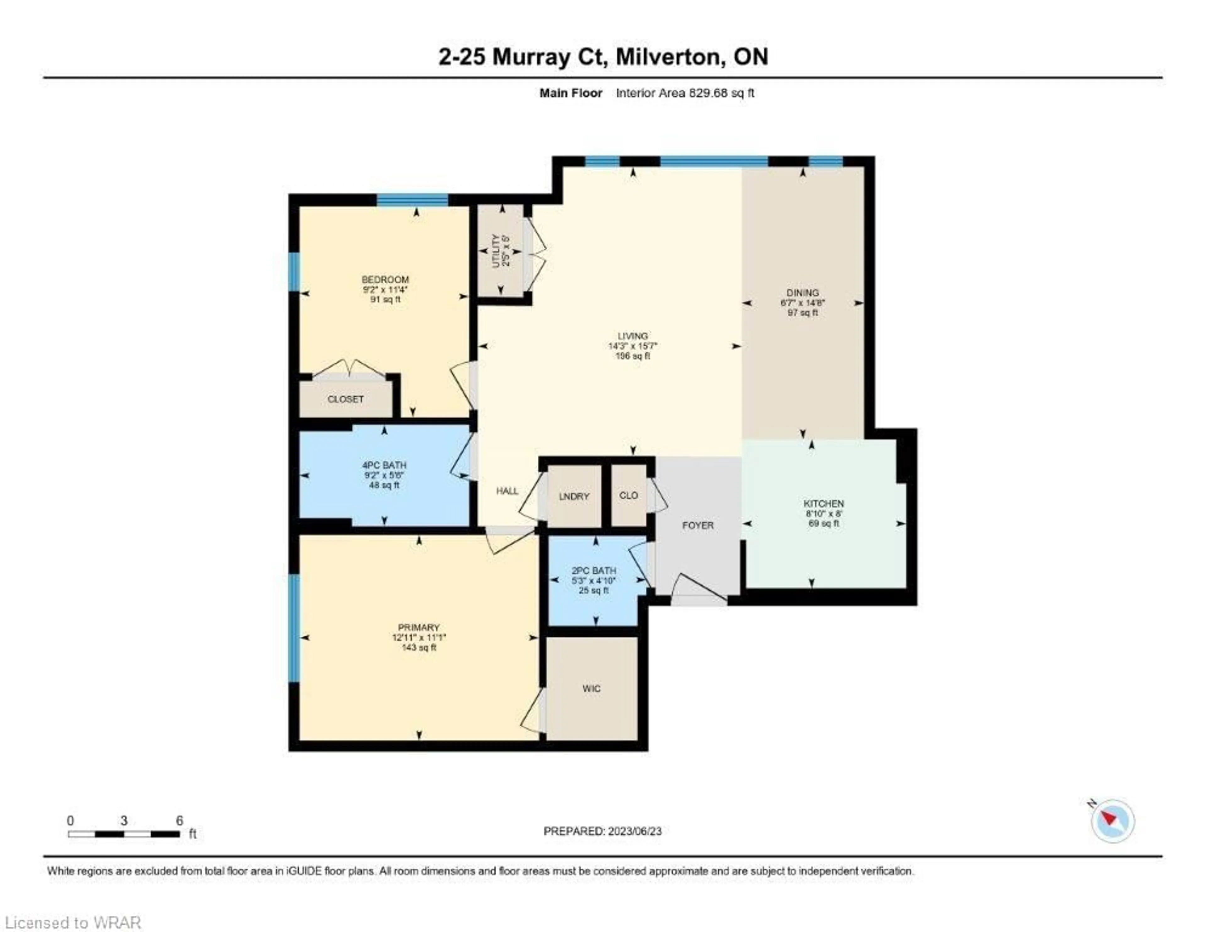 Floor plan for 33 Murray Crt #1, Milverton Ontario N0K 1M0