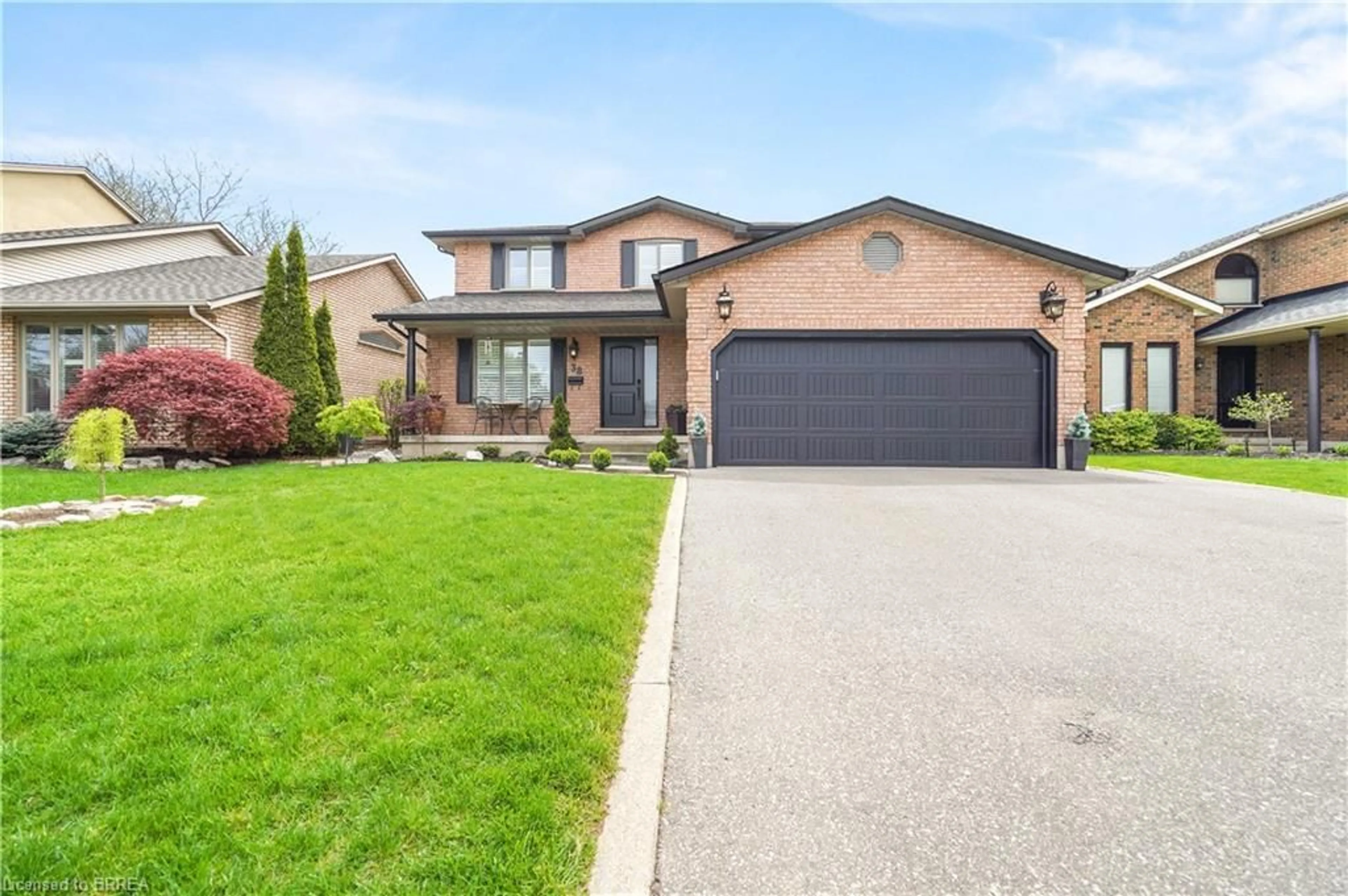 Frontside or backside of a home for 38 Royal Oak Dr, Brantford Ontario N3R 7P3