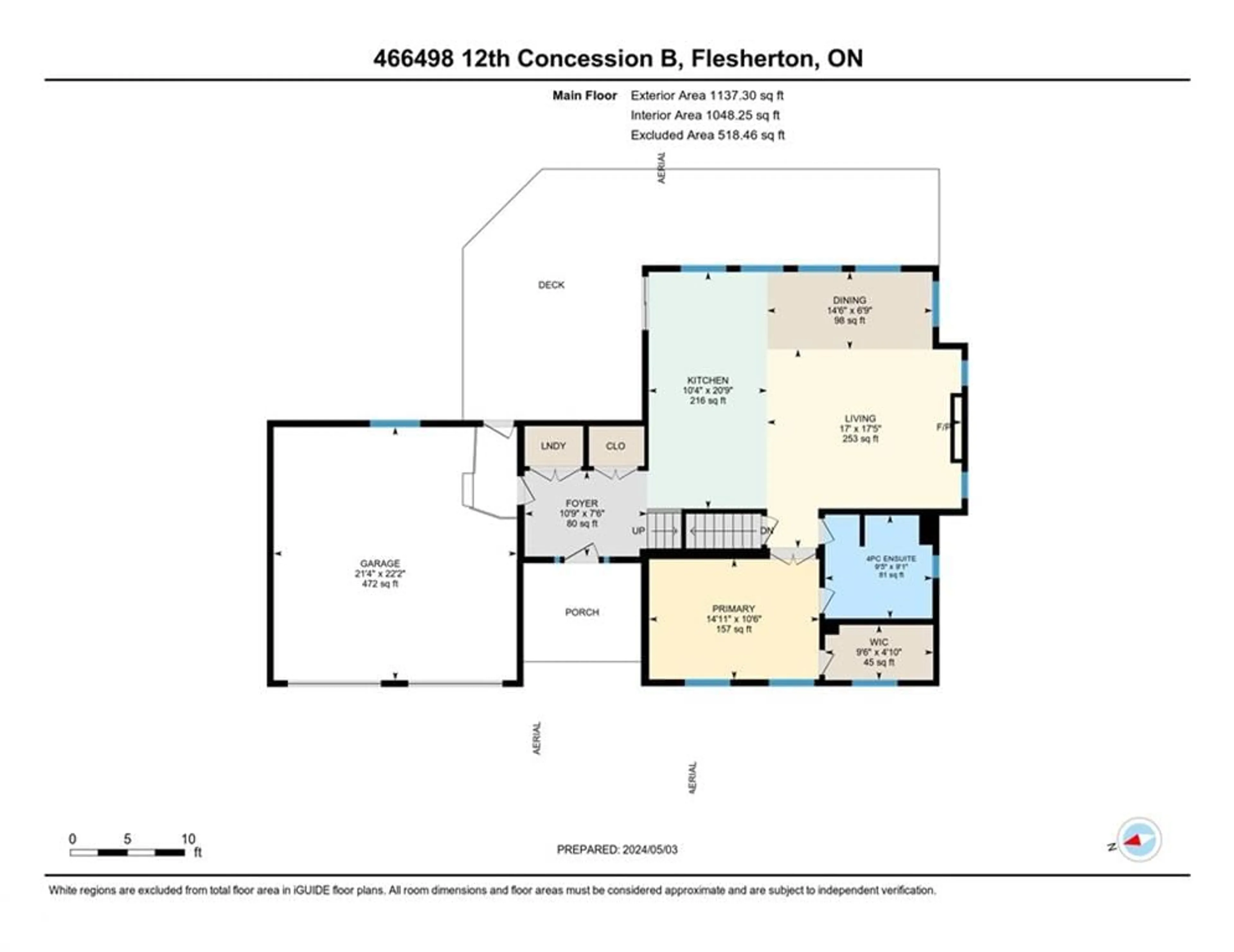 Floor plan for 466498 12th Conc B, Flesherton Ontario N0C 1E0