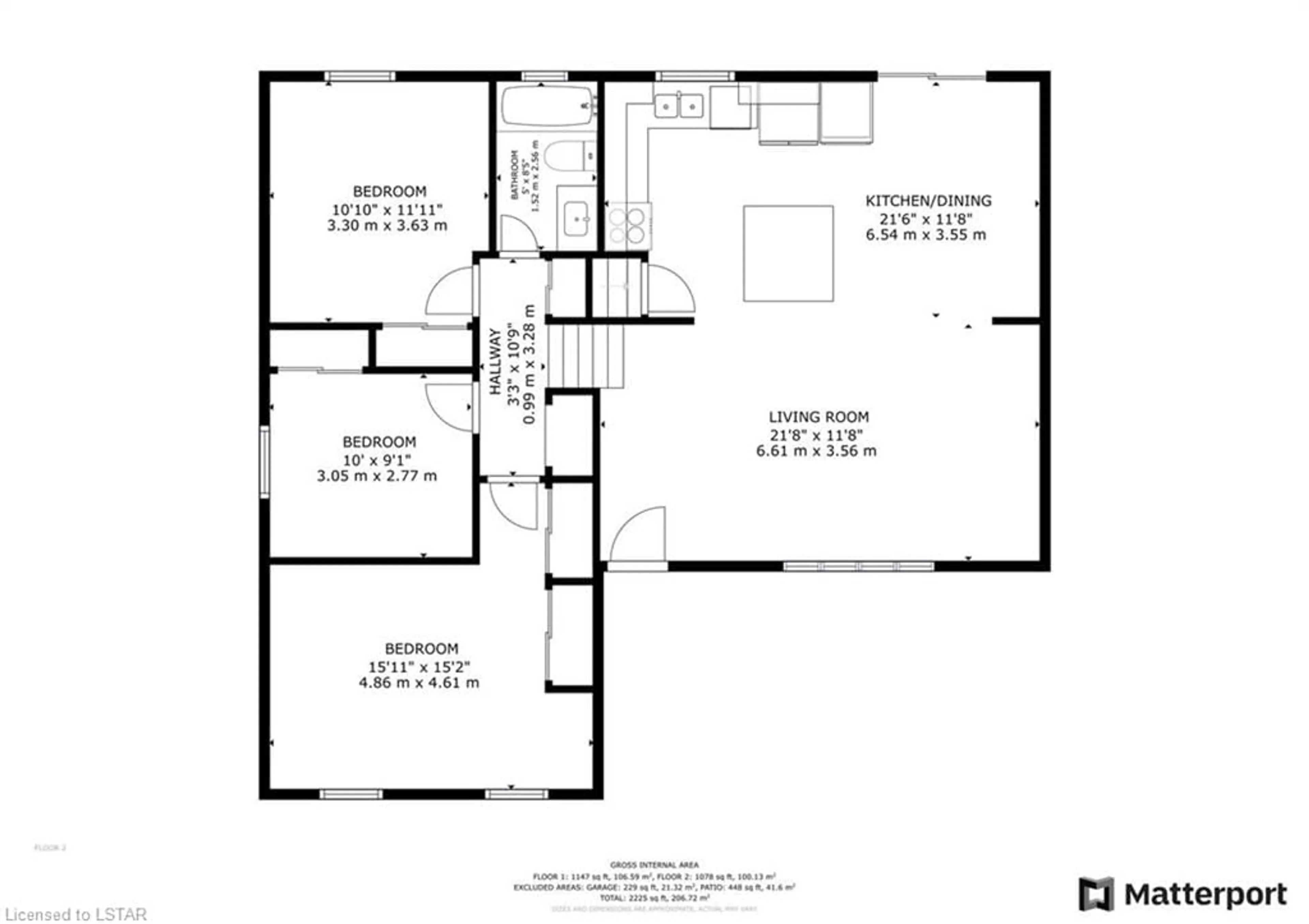Floor plan for 353 Dominion St, Strathroy Ontario N7G 3G9
