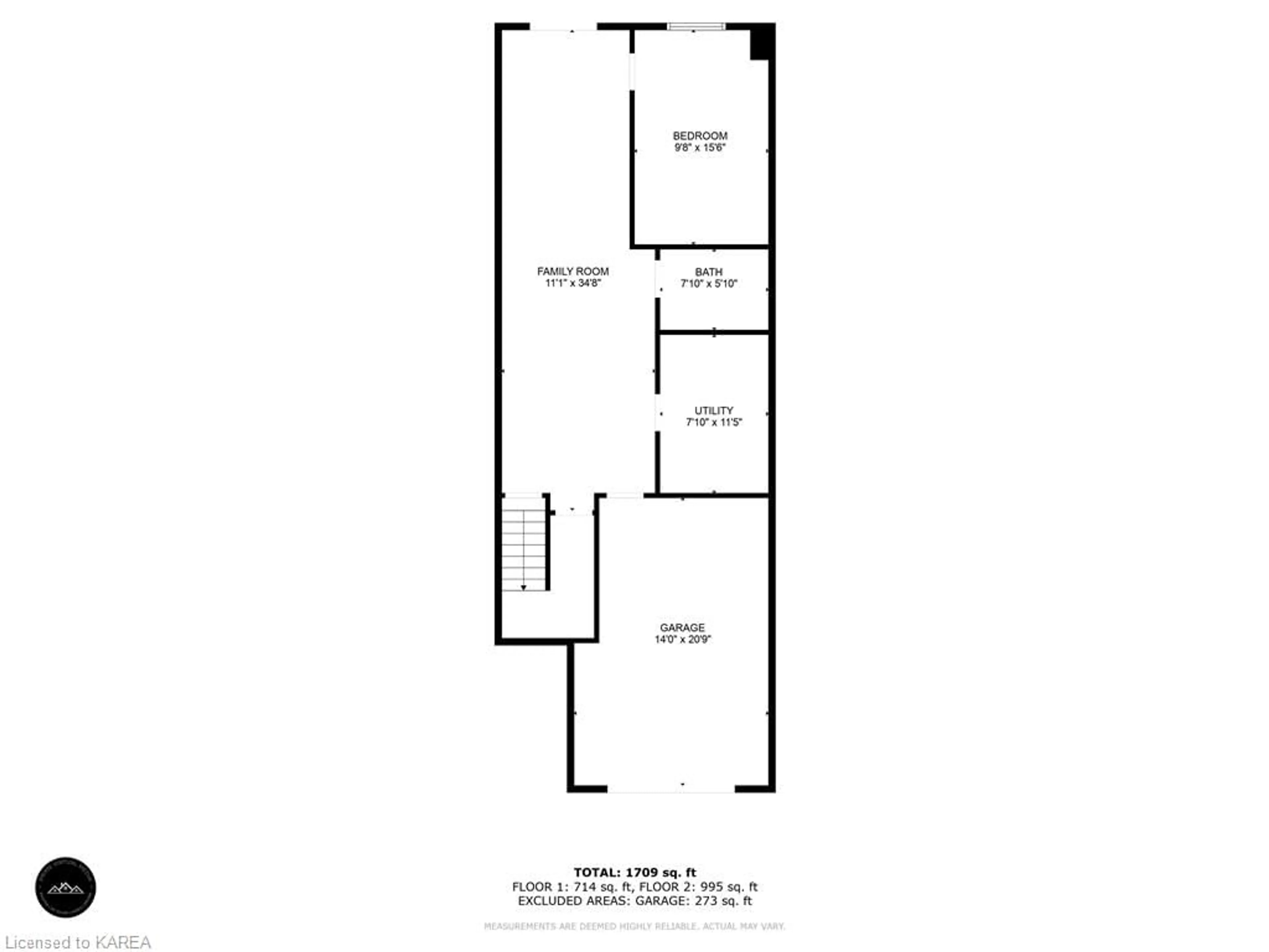 Floor plan for 78 Briceland St, Kingston Ontario K7K 7L2